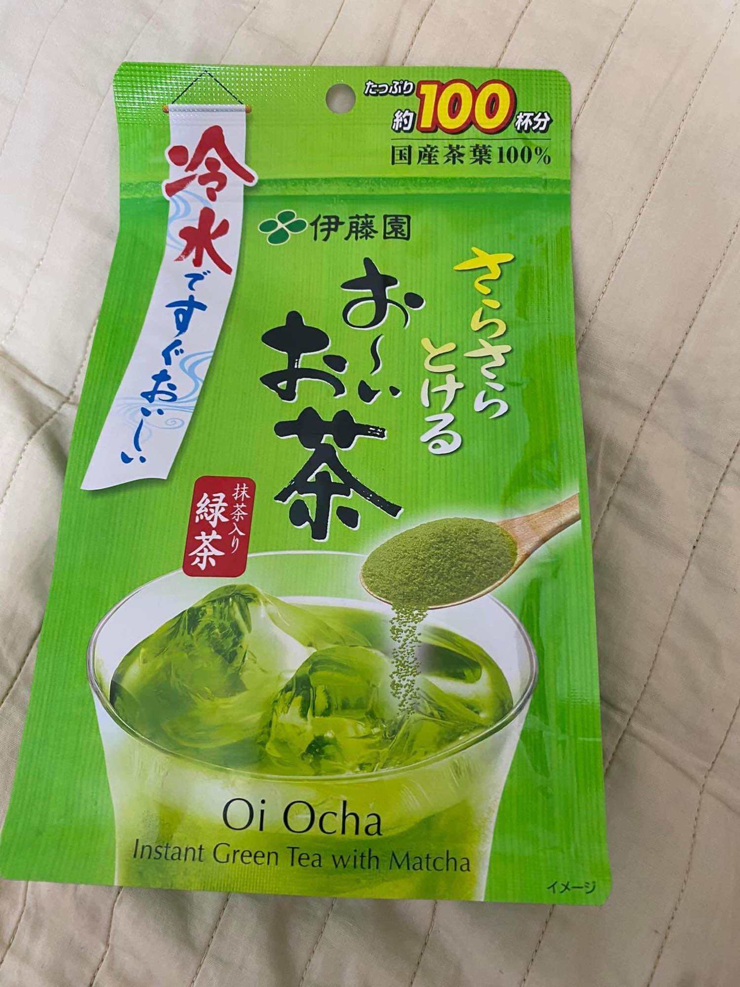 Bột trà xanh Matcha nguyên chất OI OCHA Nhật Bản 100gr