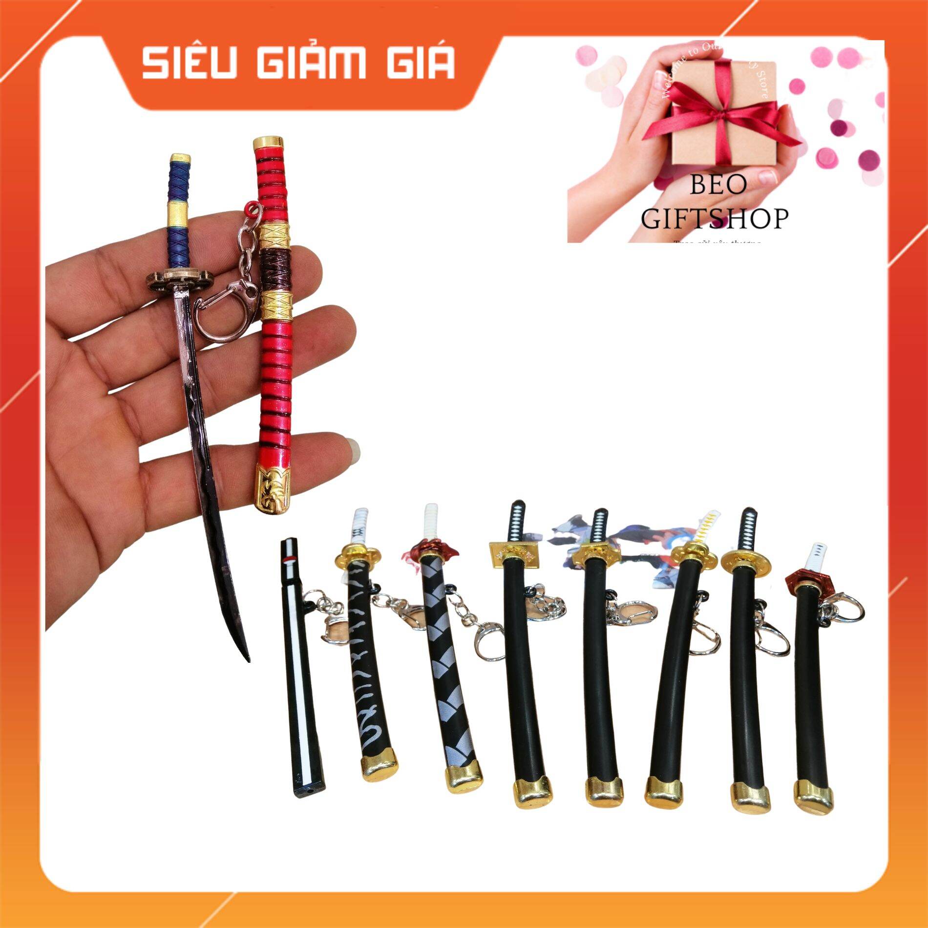 MÓC KHÓA KIẾM NHẬT KATANA