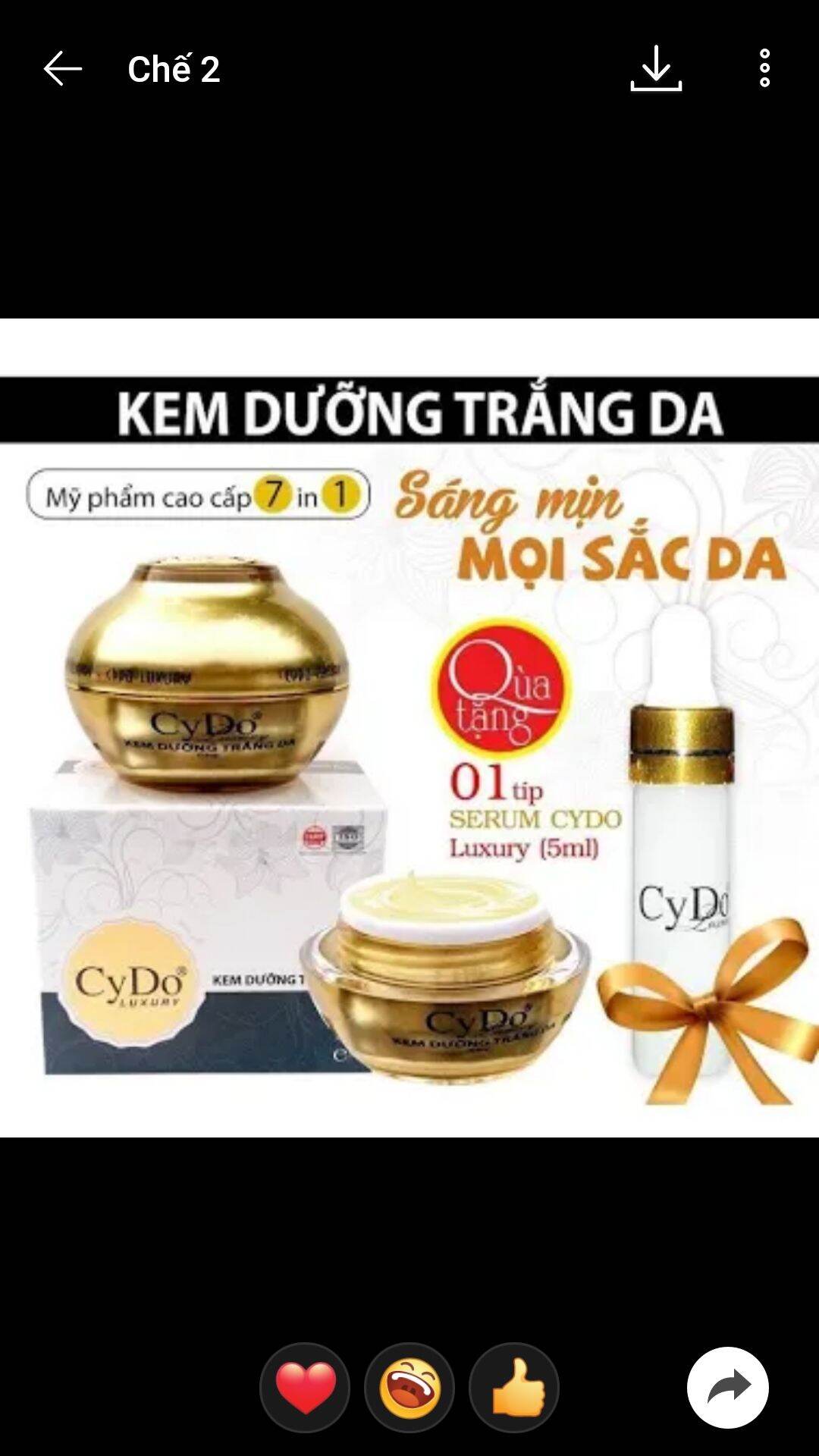 Kem Luxury Cydo dưỡng trắng da 30g