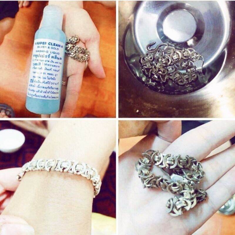 Nước rửa trang sức super clean 120ml thái lan