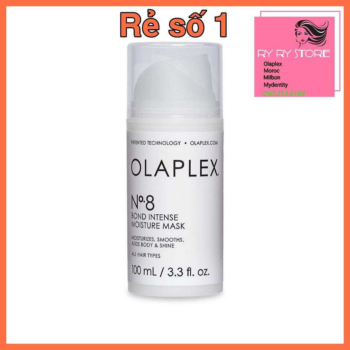 Olaplex No.8 Siêu phẩm 2021 Olaplex mặt nạ dưỡng tóc, cấp ẩm chuyên sâu cho tóc. Giúp tóc bóng, mềm mượt , tạo độ phồng cho tóc mỏng