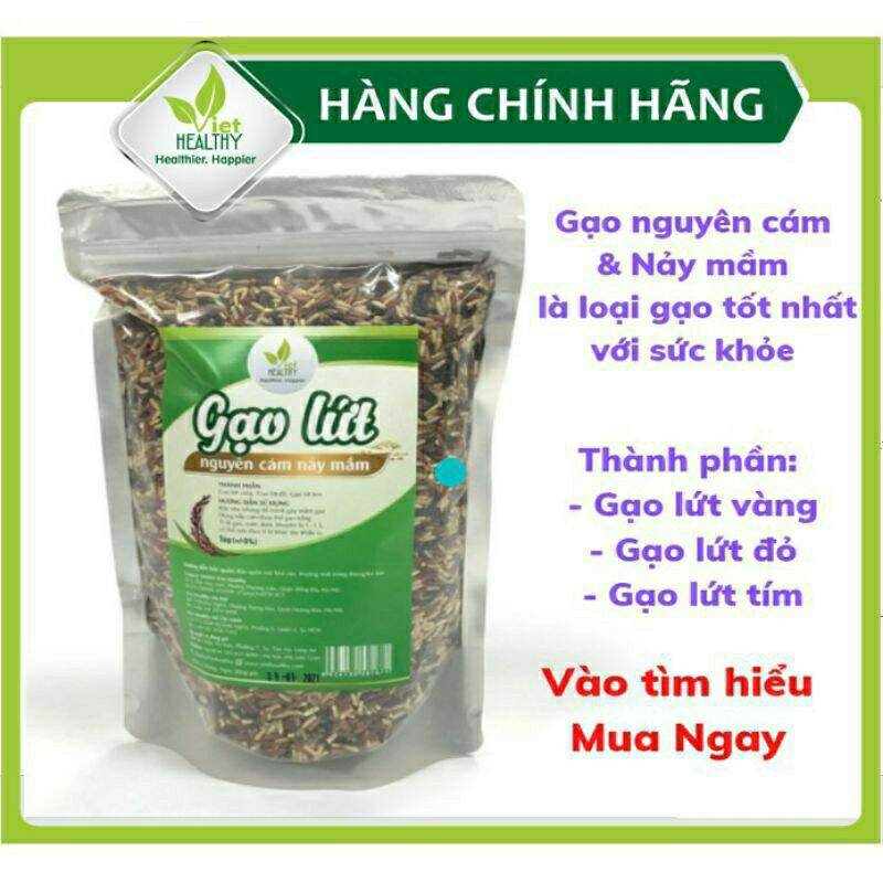 Gạo lứt nguyên cám nảy mầm 1kg