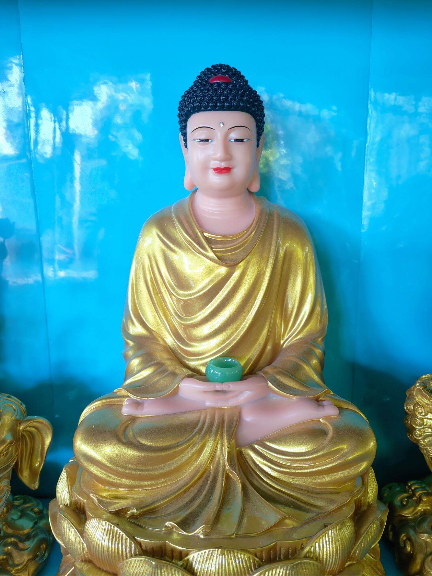 Tượng Hoa Nghiêm Tam Thánh