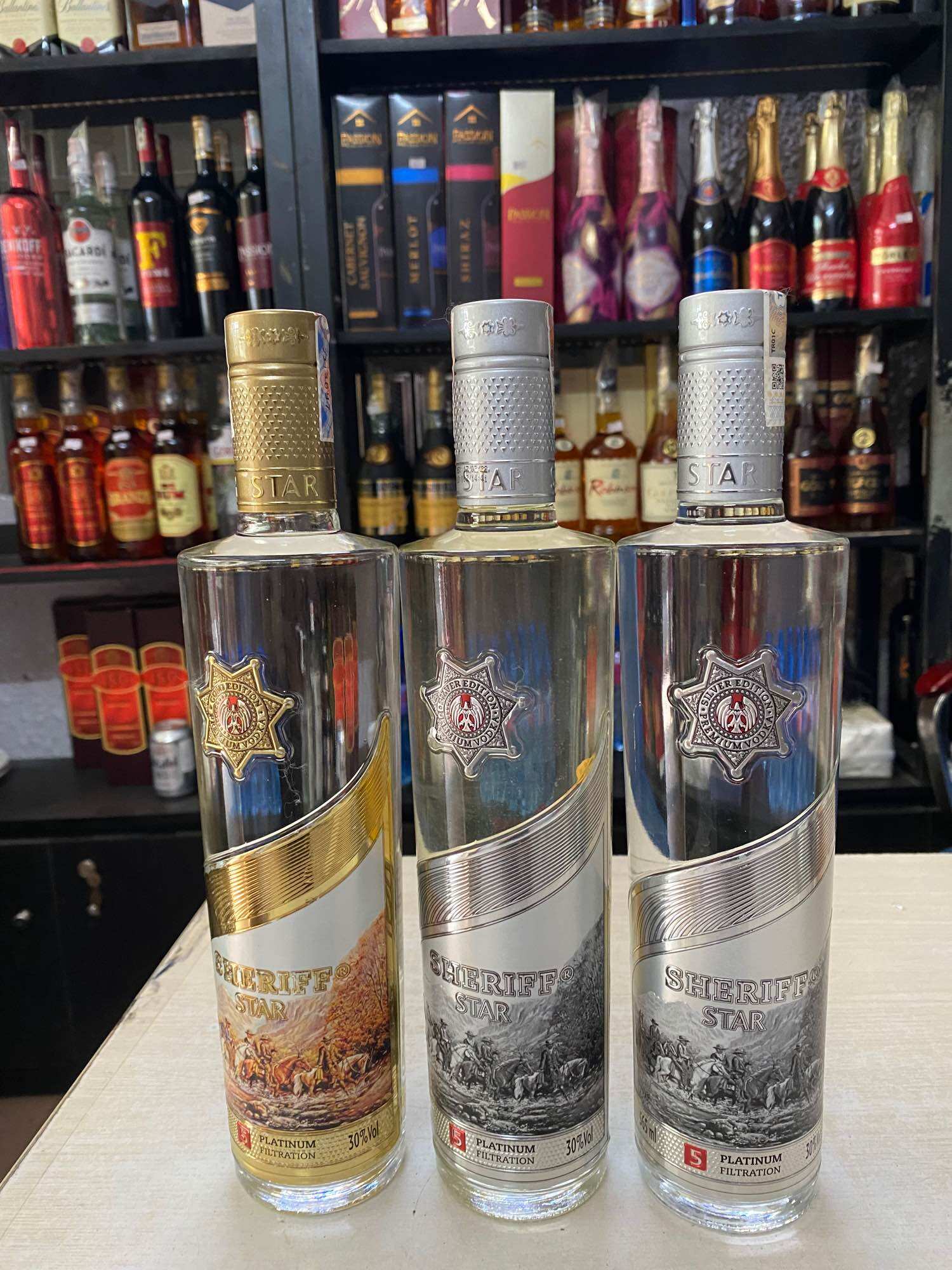 VODKA SHERIFF STAR 30% 565ml