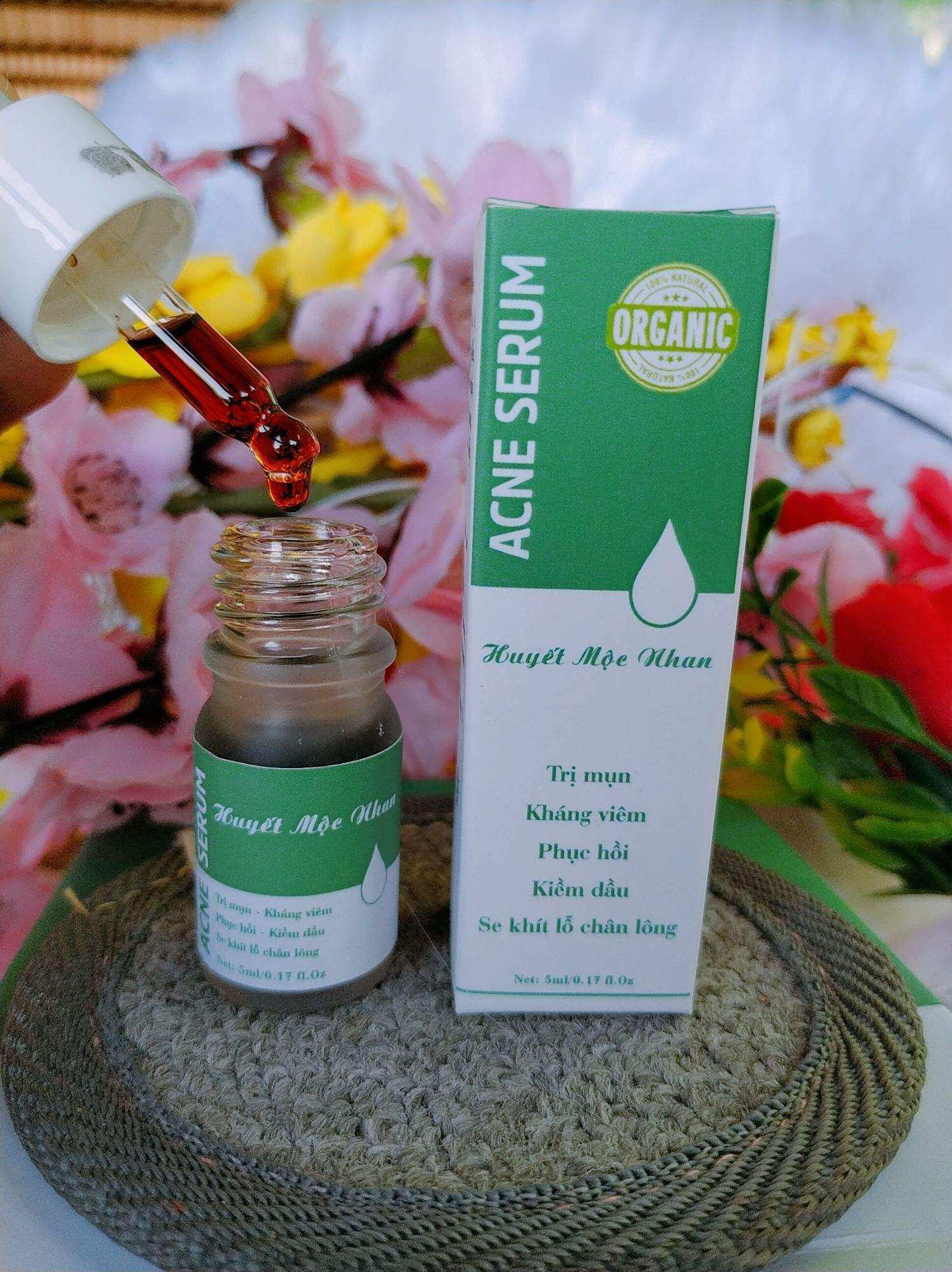 Serum mụn Huyết Mộc Nhan [Mẫu mới_Hàng chuẩn]