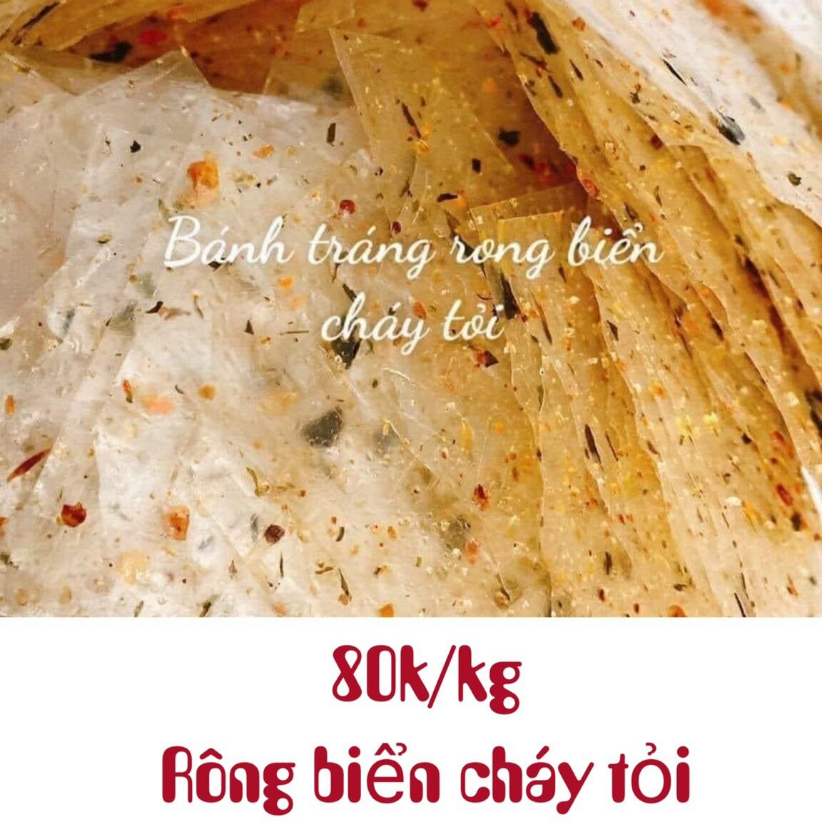500g bánh tráng rong biển cháy tỏi