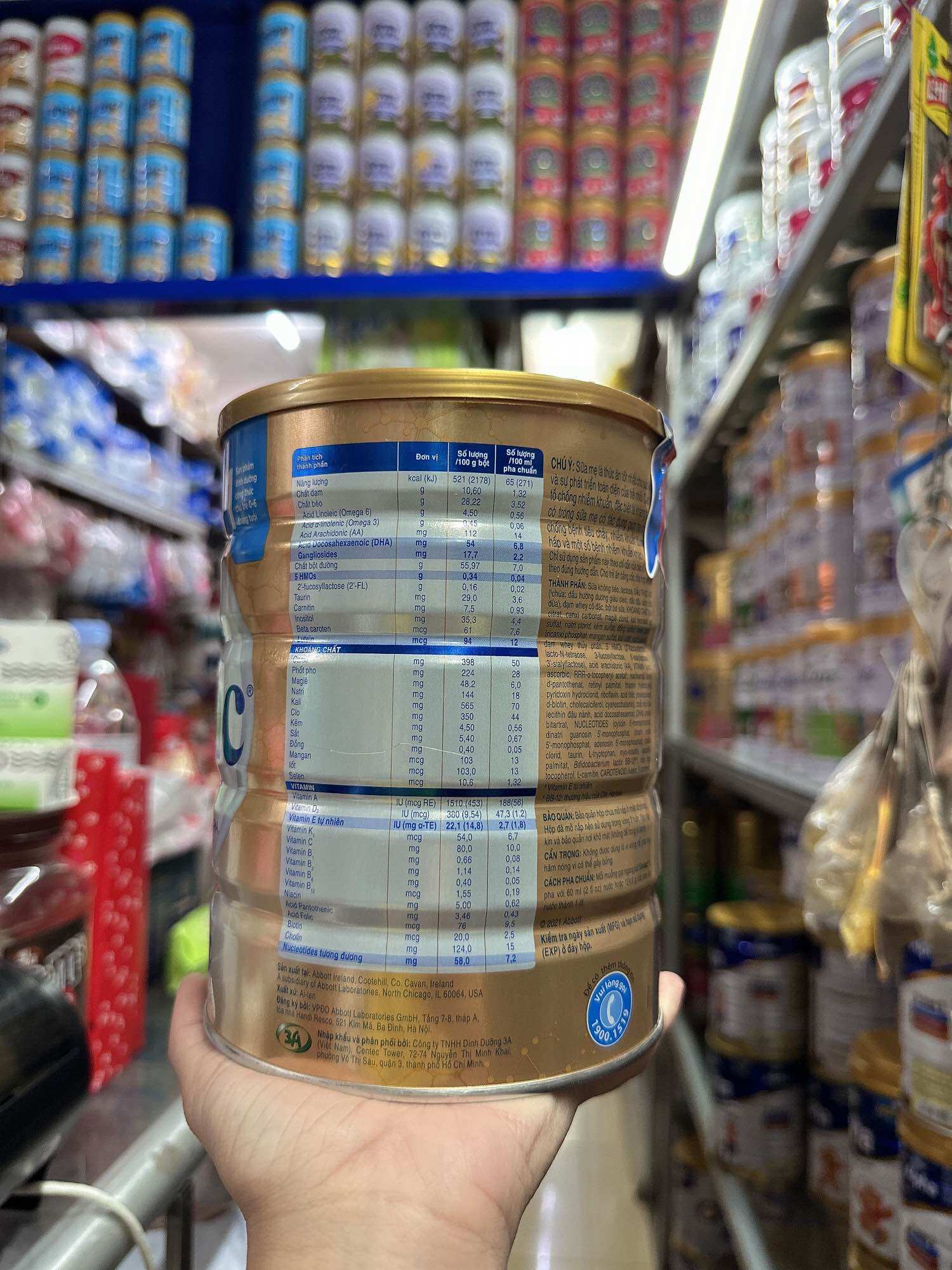 Sữa bột Similac 5HMO 0+ 900g (cho bé 0-12 tháng)