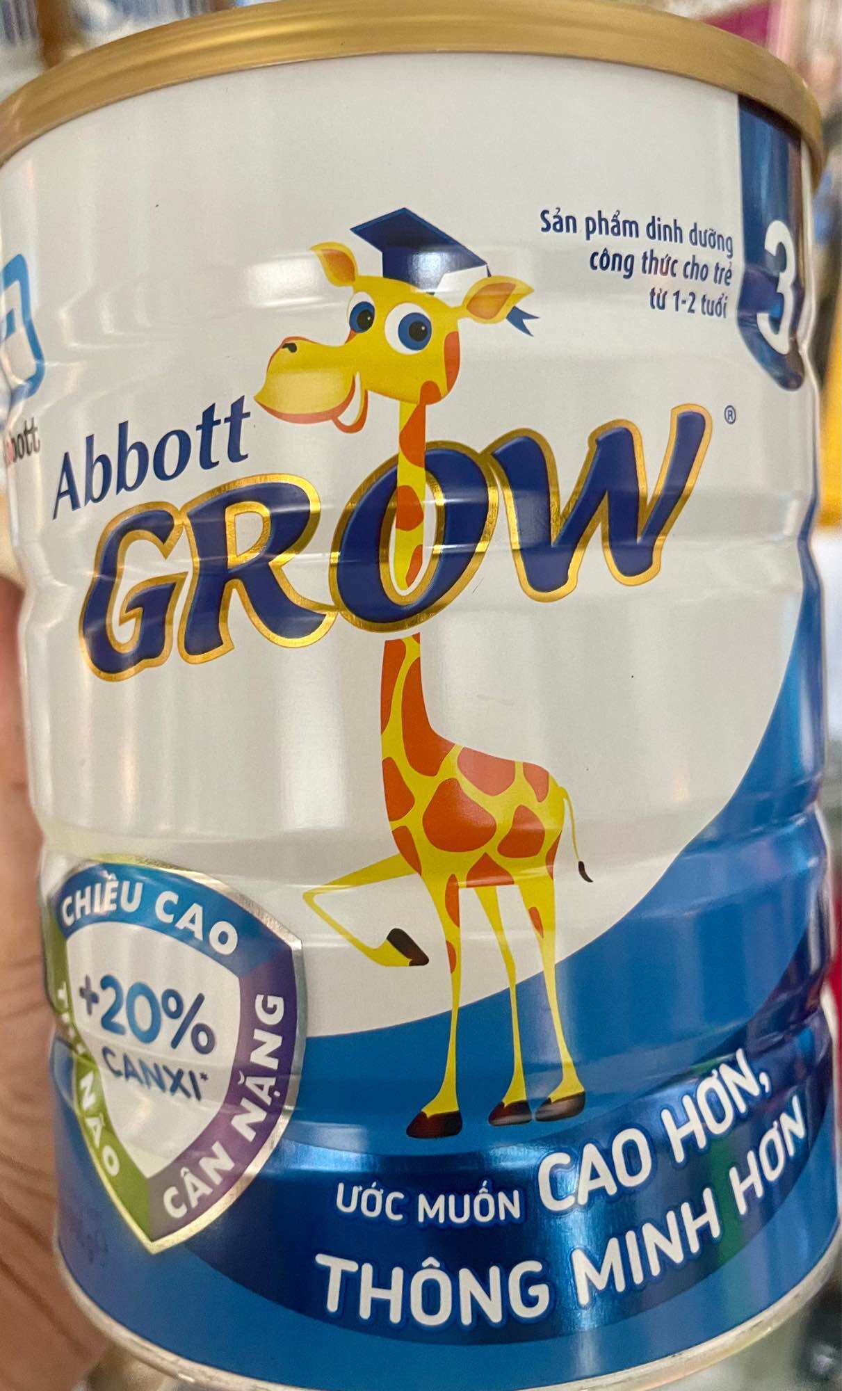 Sữa grow 3 900g hàng chính hãng