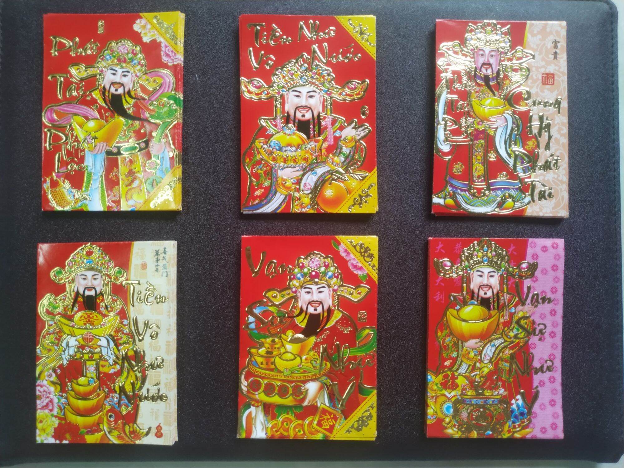 [HCM]COMBO 2000 BAO LÌ XÌ NHỎ NHŨ VÀNG KT 6.5X9.5CM