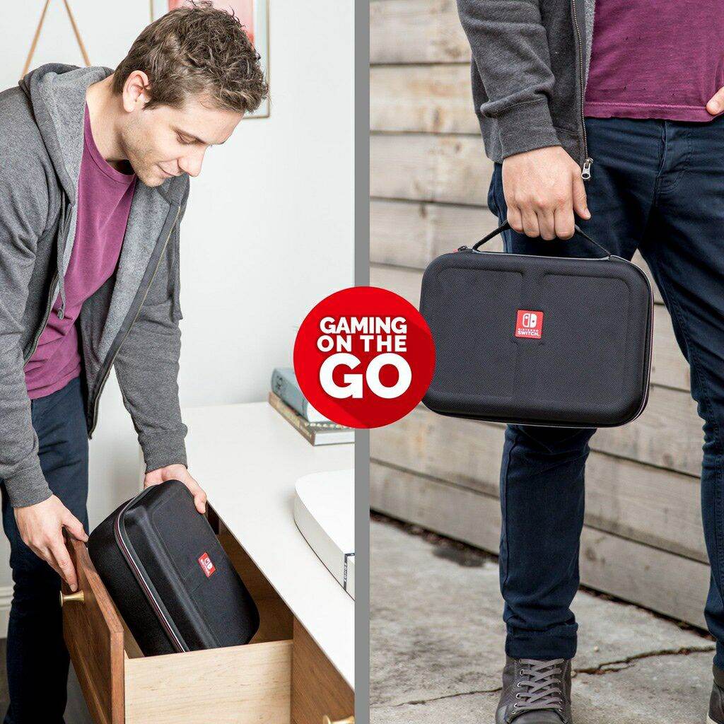 BAO ĐỰNG Nintendo Switch System Carrying Case – Protective Deluxe Travel System Case Ninetendo Switch