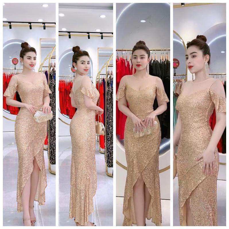 Đầm dạ hội DIVA dáng đuôi cá cao cấp