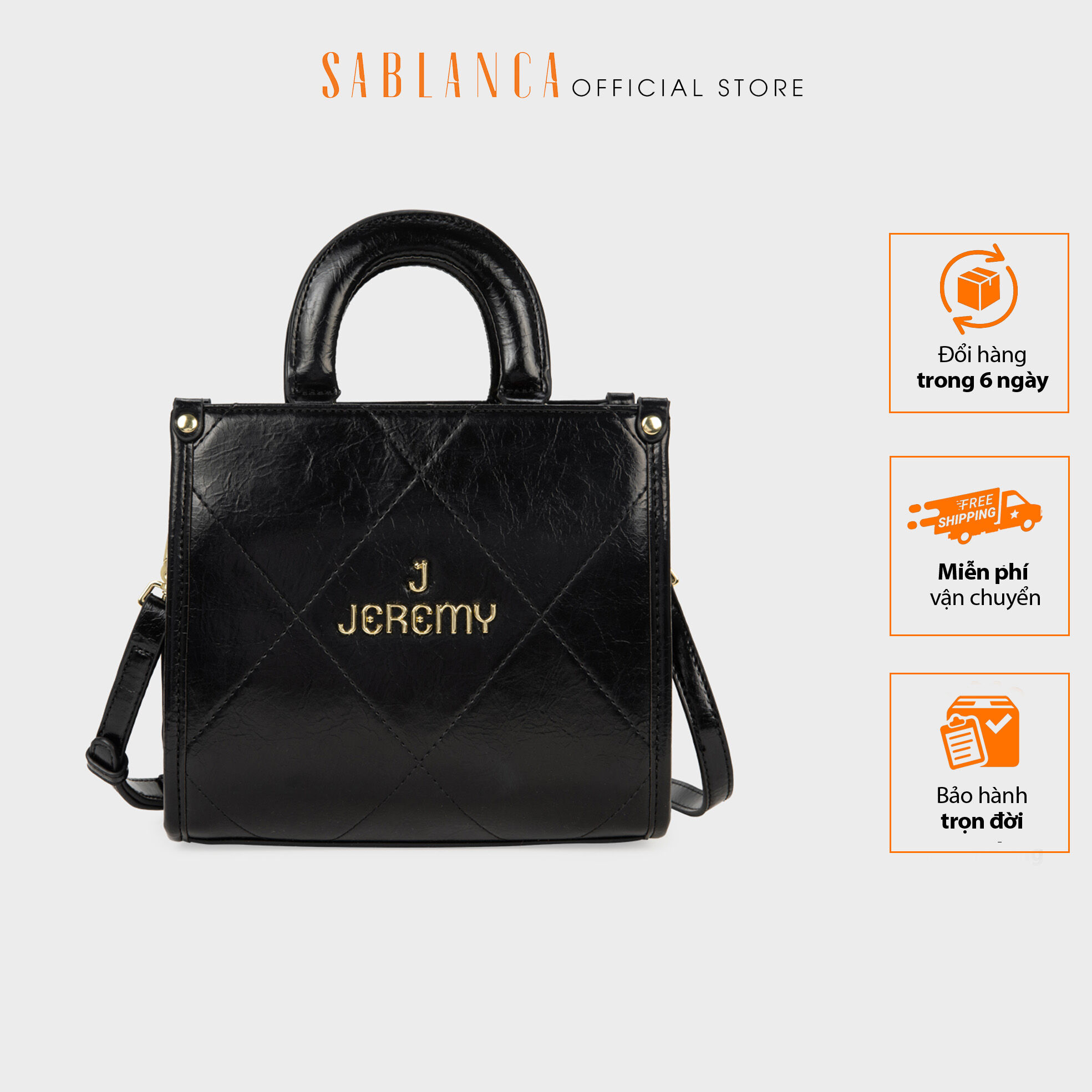 Túi xách tay hình hộp squarish sablanca sh bag