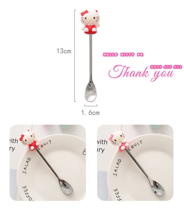 Muỗng thìa cafe Hello Kitty