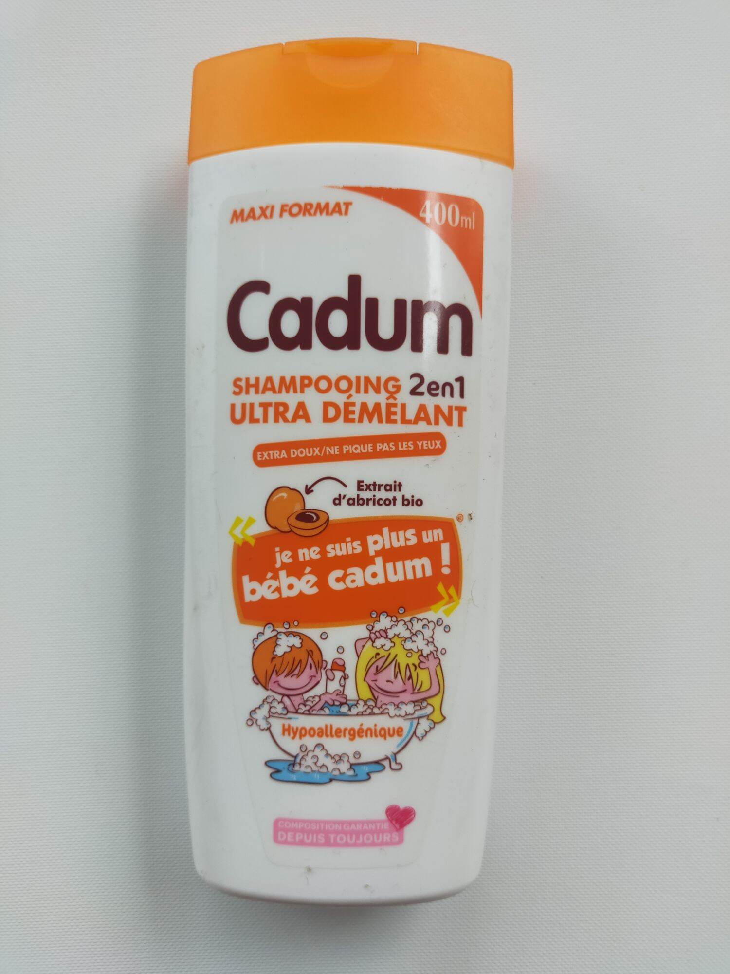 Dầu gội Cadum 400ml hương mơ của Pháp