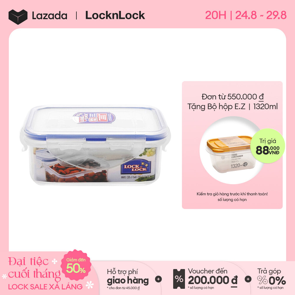 Hộp thực phẩm Lock&Lock - HPL806 - 350ml(Trắng)