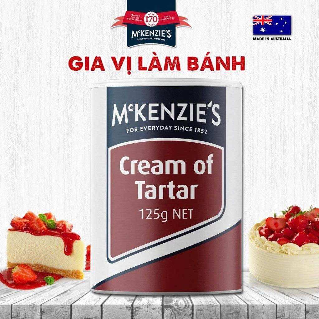 Bột Làm Bánh Kem Không Gluten McKenzie's 125g. McKenzie's Cream of Tartar