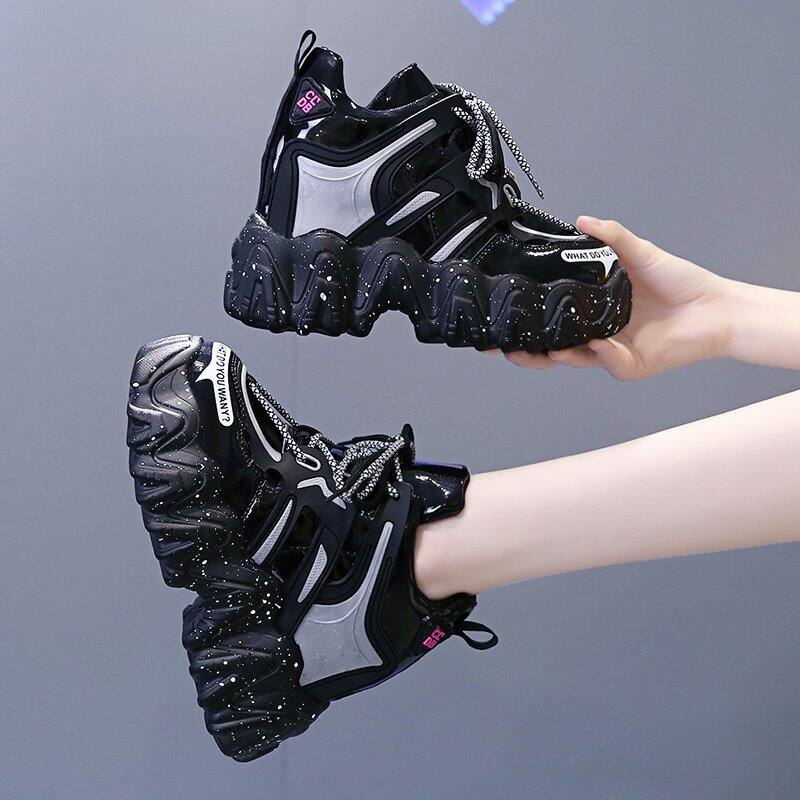 Giày Chunky Sneaker Giày Nữ Độn Chiều Cao Thường Ngày Thể Thao Siêu Hot Nổi Tiếng Trên Mạng Dễ Phối Mẫu Mới Mùa Xuân 2023 Đế Dày Sành Điệu Instagram Cho Nữ