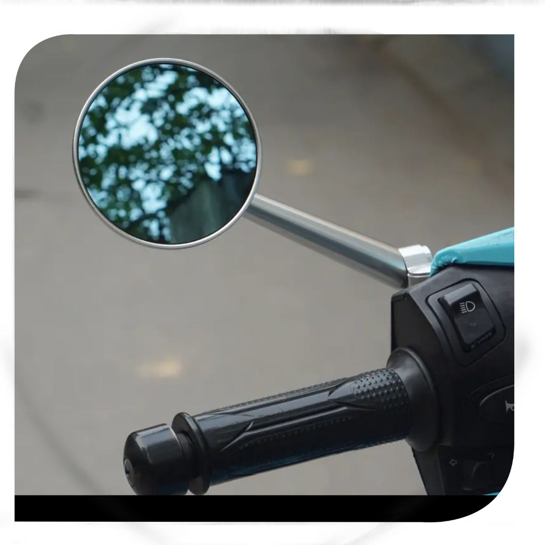 Gương tròn thời trang Riroma CNC Gắn xe máy