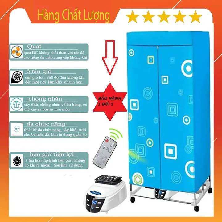 Tủ sấy quần áo Samsung có Bảo hành 12 tháng Decor 4.0 ..Rất phù hợp với nhà chung cư tập thể nhà trọ thiếu không gian cho phơi đồ gia đình.