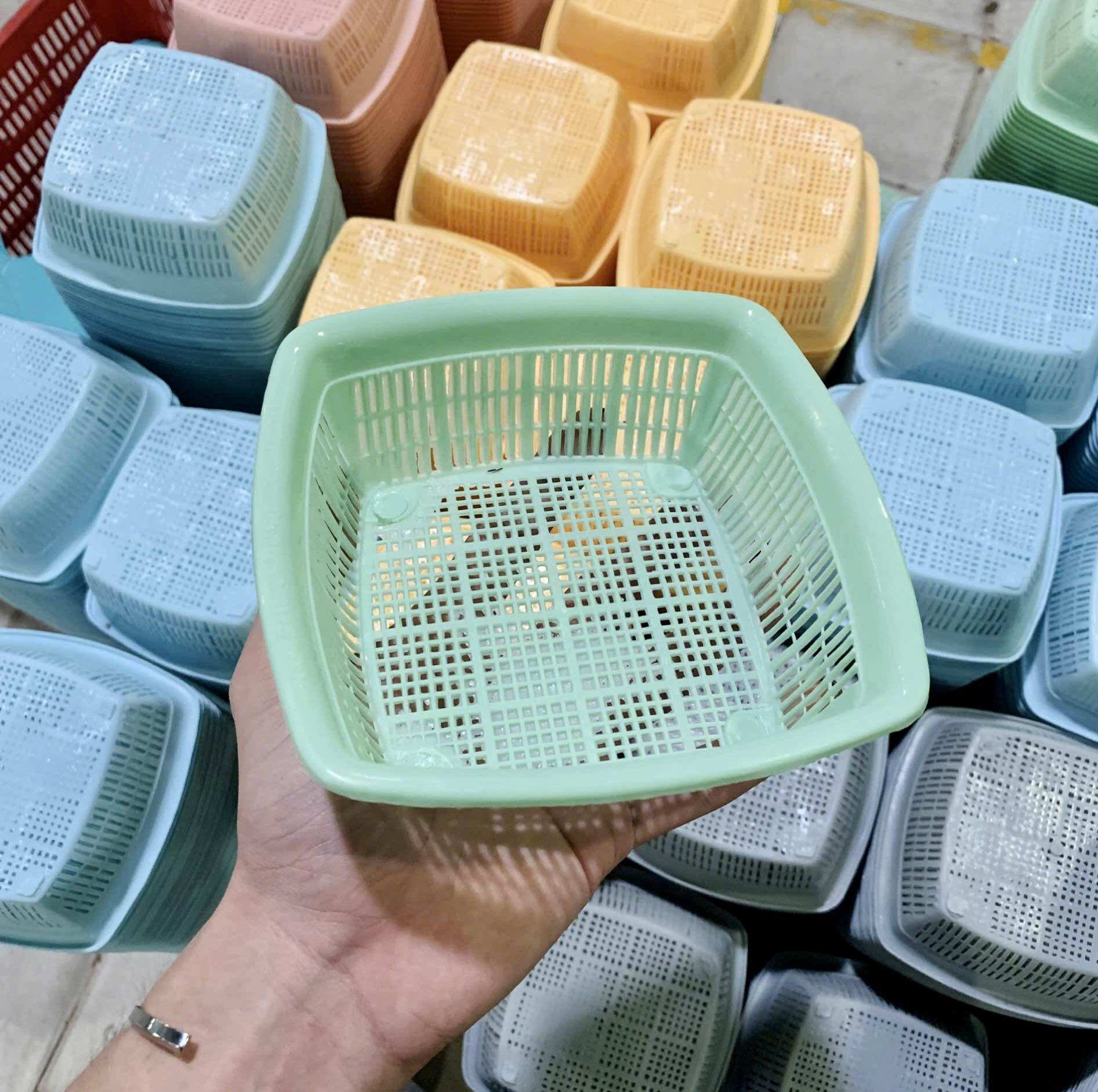 🏀🏀 Set 10 RỔ VUÔNG, LOẠI NHỎ (Rộng 15cm)