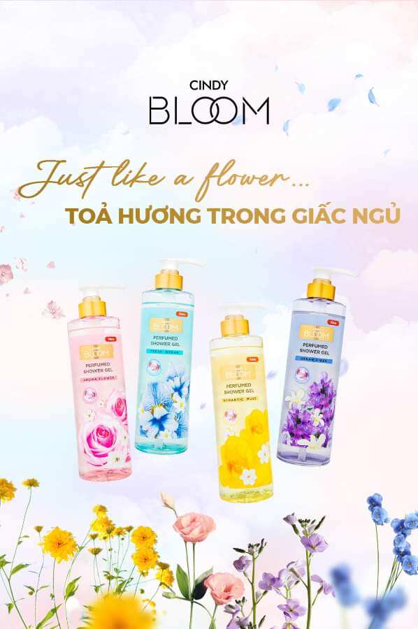 Sữa tắm nước hoa Cindy Bloom 640g