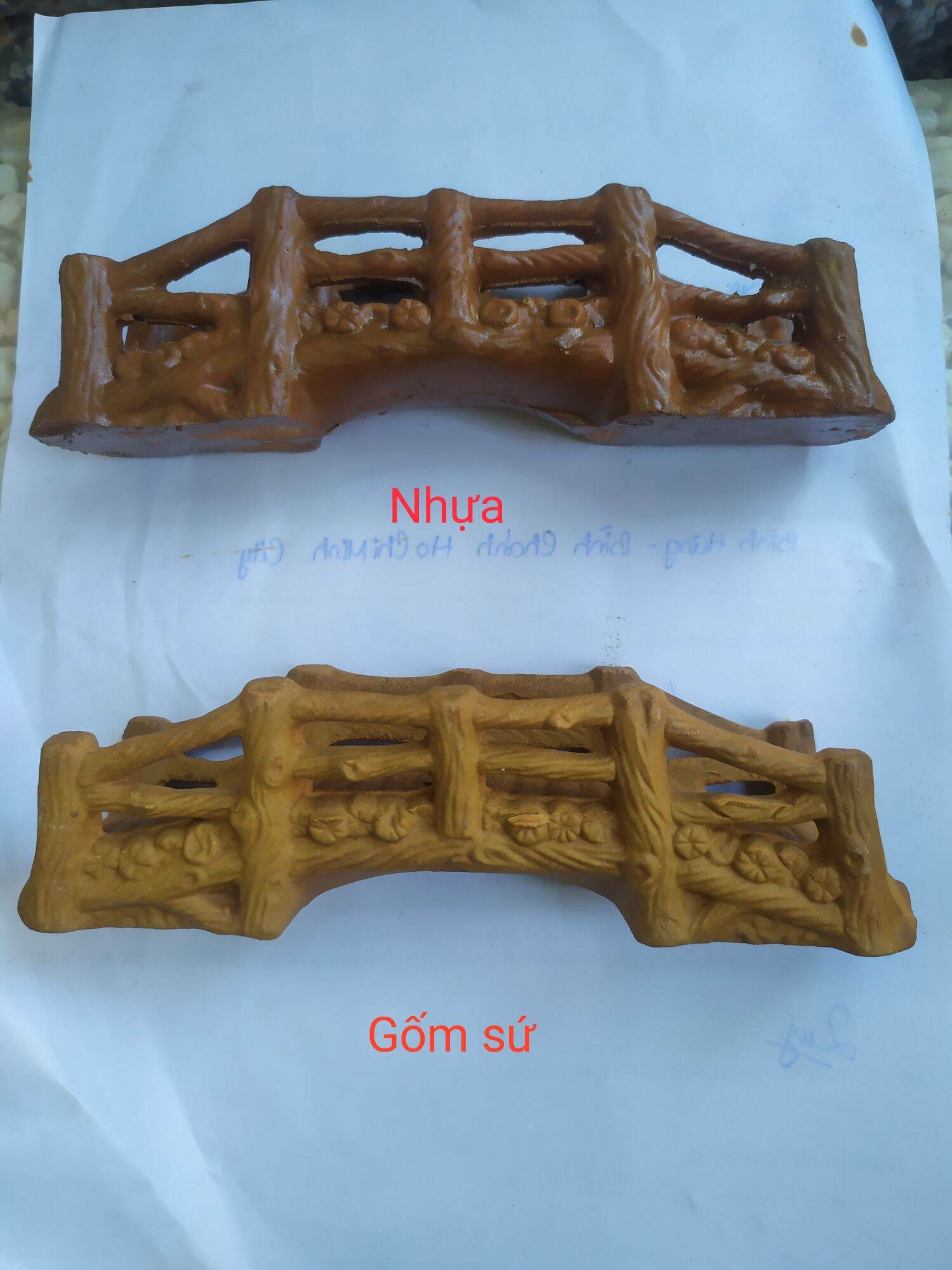 (Chọn loại) ]Cây Cầu Gỗ  Vàng Trang Trí Hổ Cá Bể Cá-Hòn Non Bộ