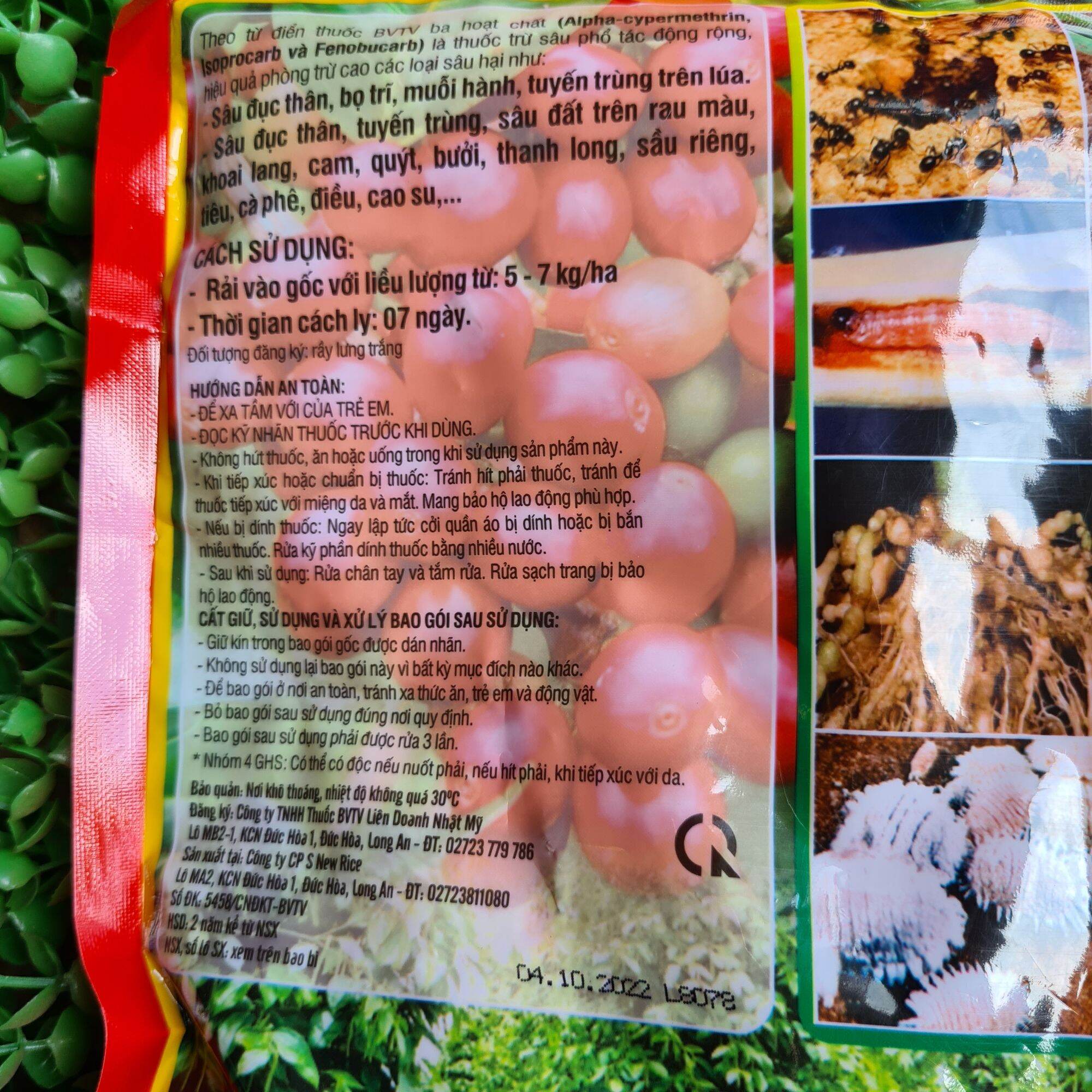 Trừ sâu rải SIEUGON 85GR (1kg) bao bì mới màu xanh