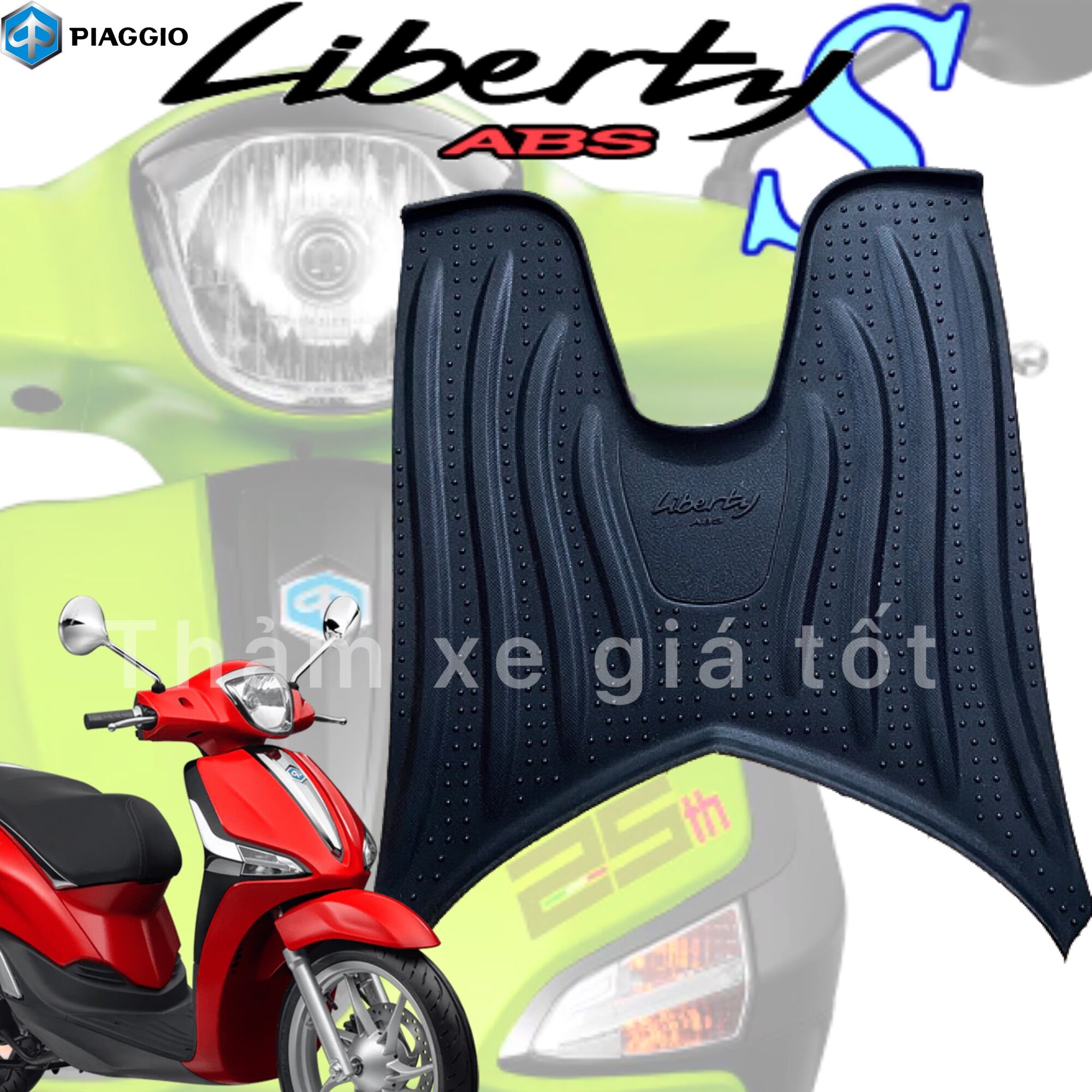 Thảm xe Vespa Liberty, thảm xe Liberty abs