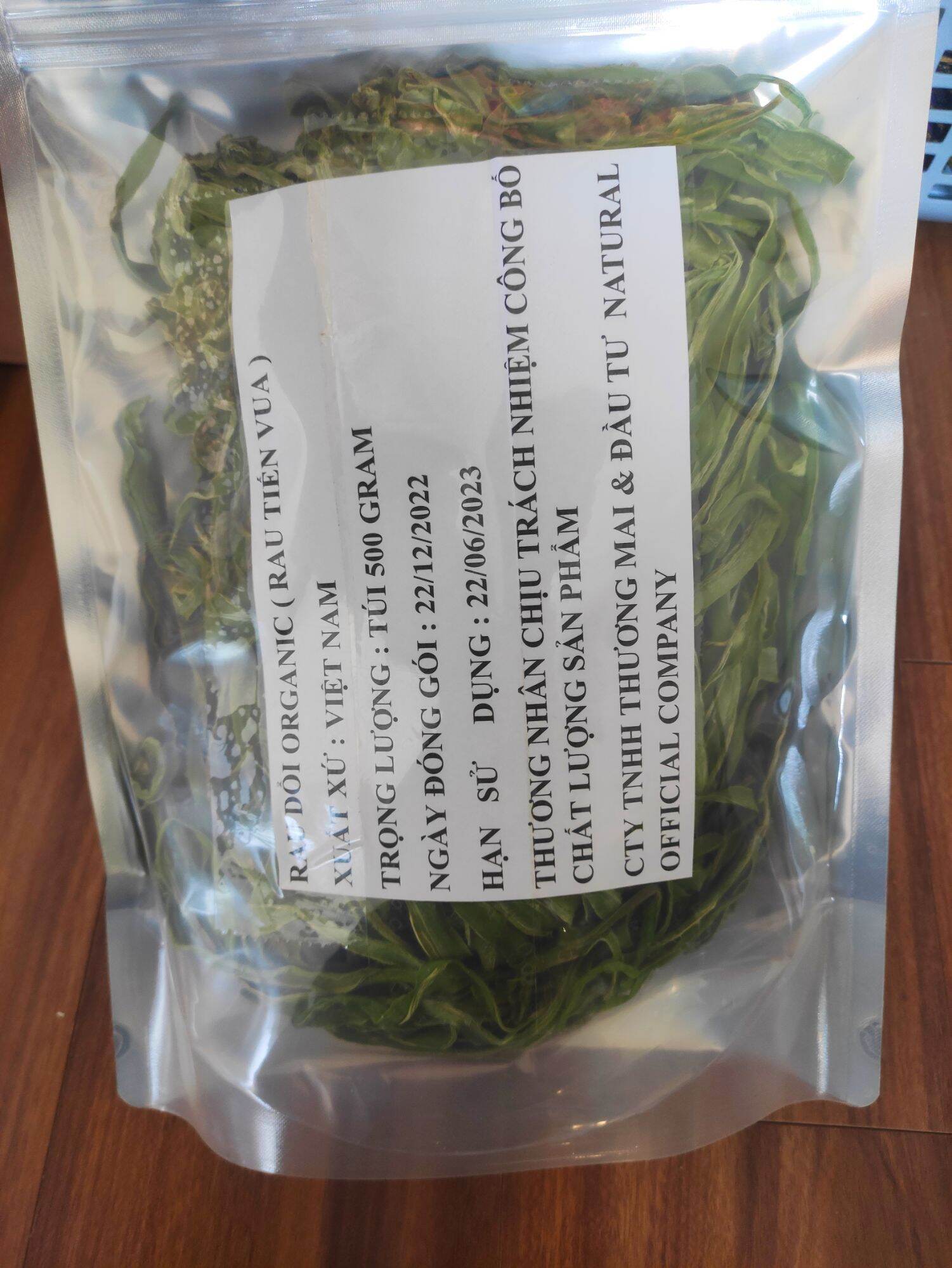 100 gram rau dổi khô organic r au tiến vua hữu cơ eurocham food mart