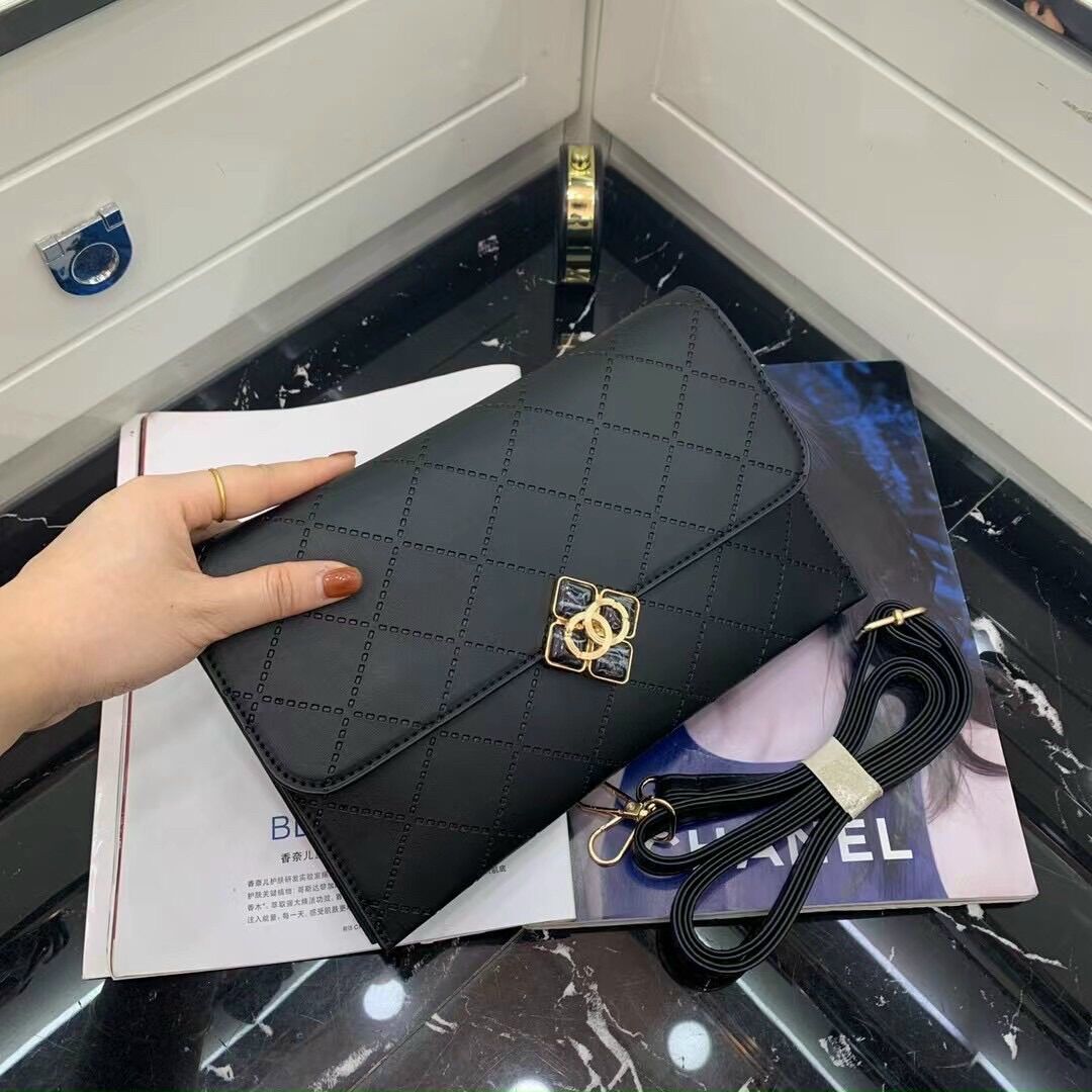 Clutch da nữ - ví cầm tay da bản to - túi nữ khoá hoa cn da thời trang cao cấp,