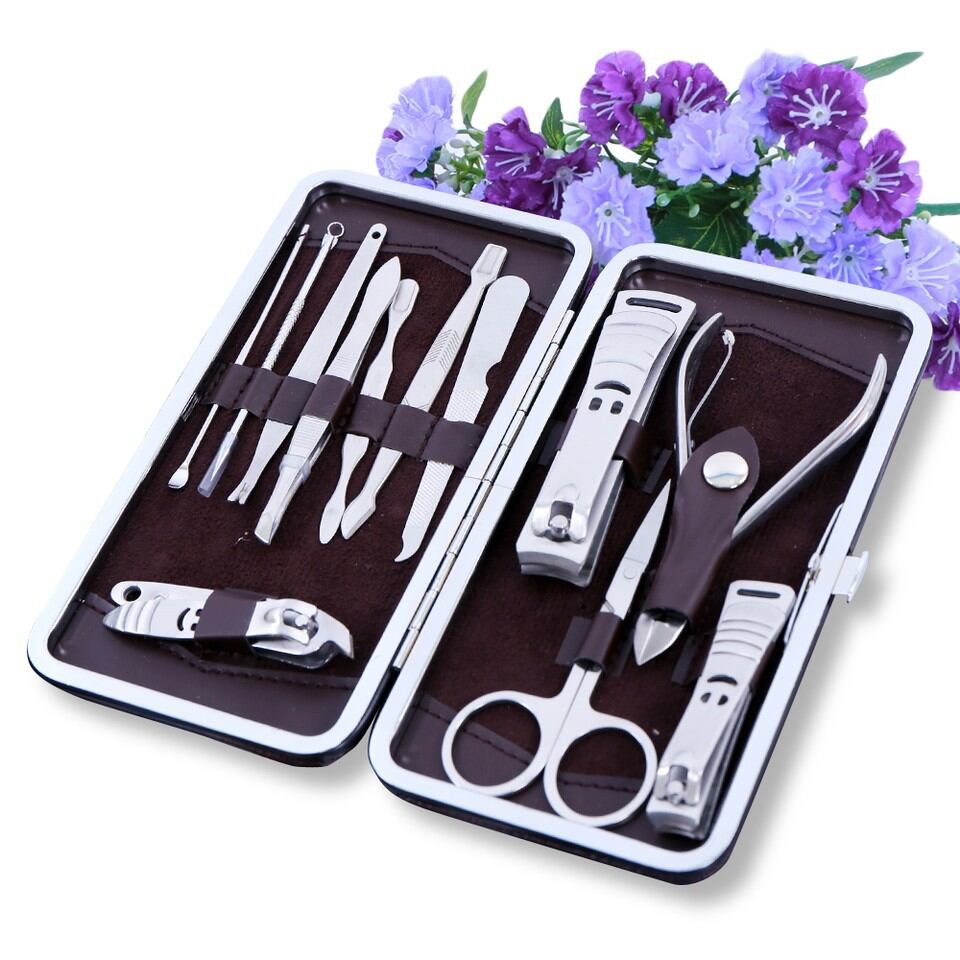 BỘ DỤNG CỤ LÀM MÓNG 12 MÓN KÈM VÍ ĐỰNG