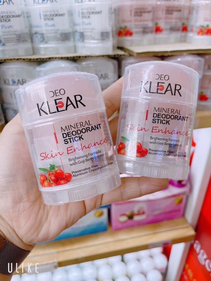 Lăn nách đá khoáng DEO KLEAR Thái Lan