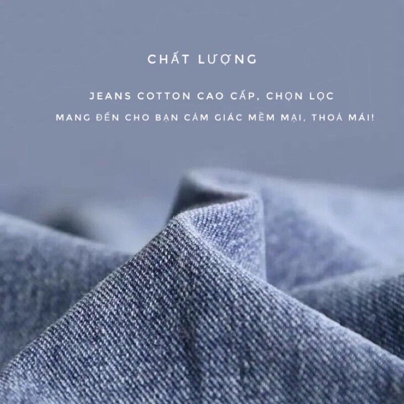 Quần Jean cạp cao ống rộng ulzzang