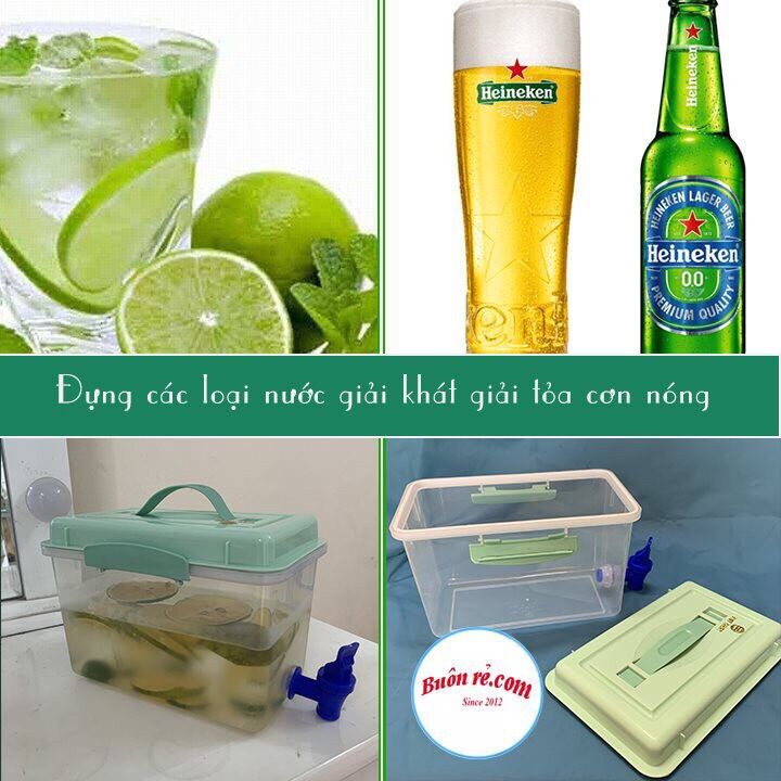 Bình đựng nước có vòi/Việt nhật-5 lít-7 lít
