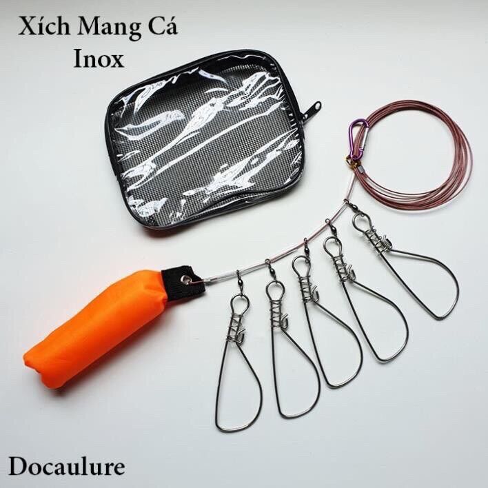Dây cáp xích mang cá Inox tiện lợi