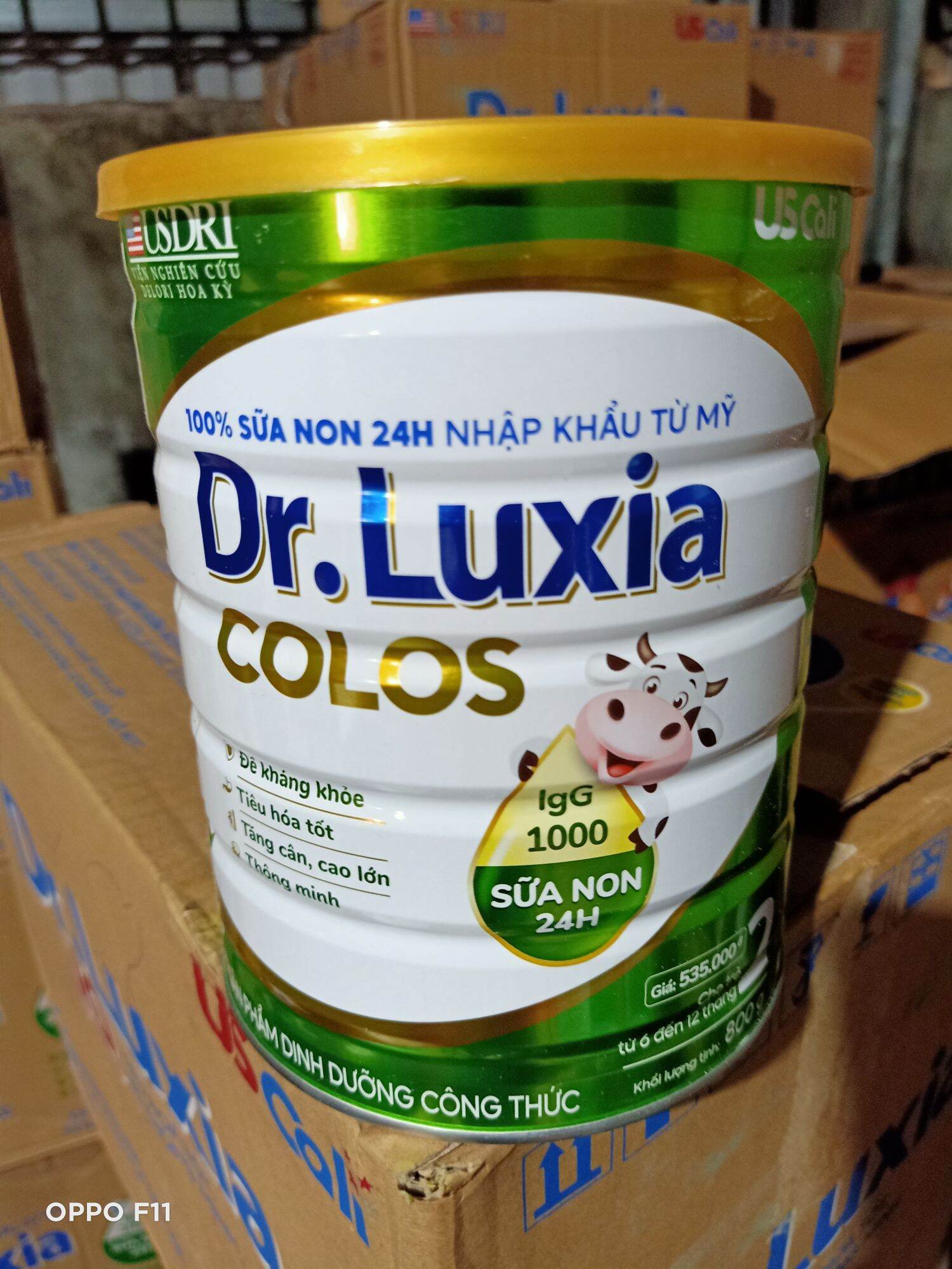 Dr luxia colostrum step 2 800g date 2024 mẫu mới