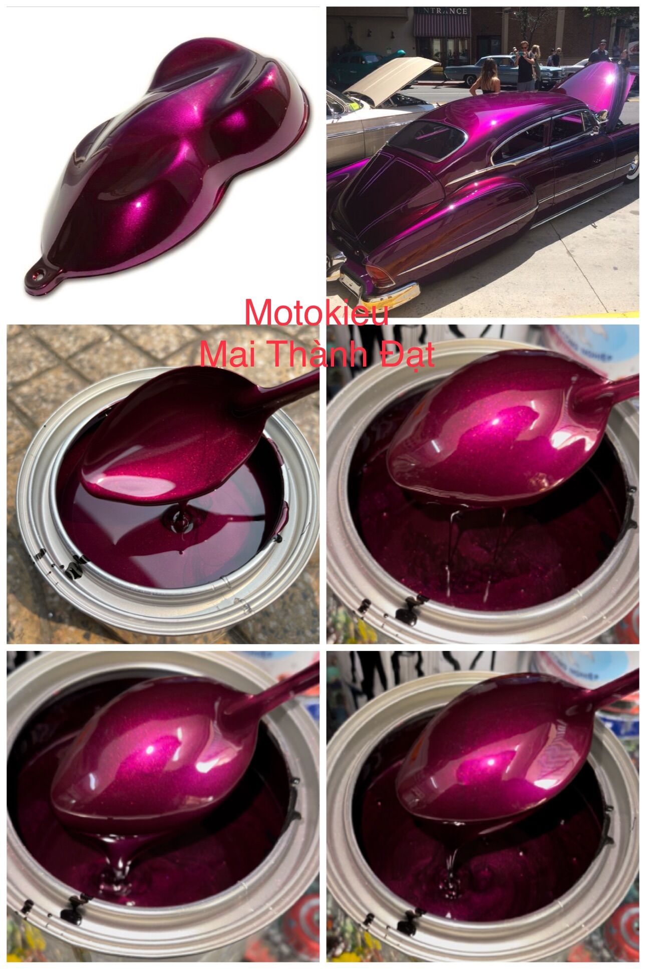 Sơn Màu Camay Violet Fatale MotokieuMaiThànhĐạt
