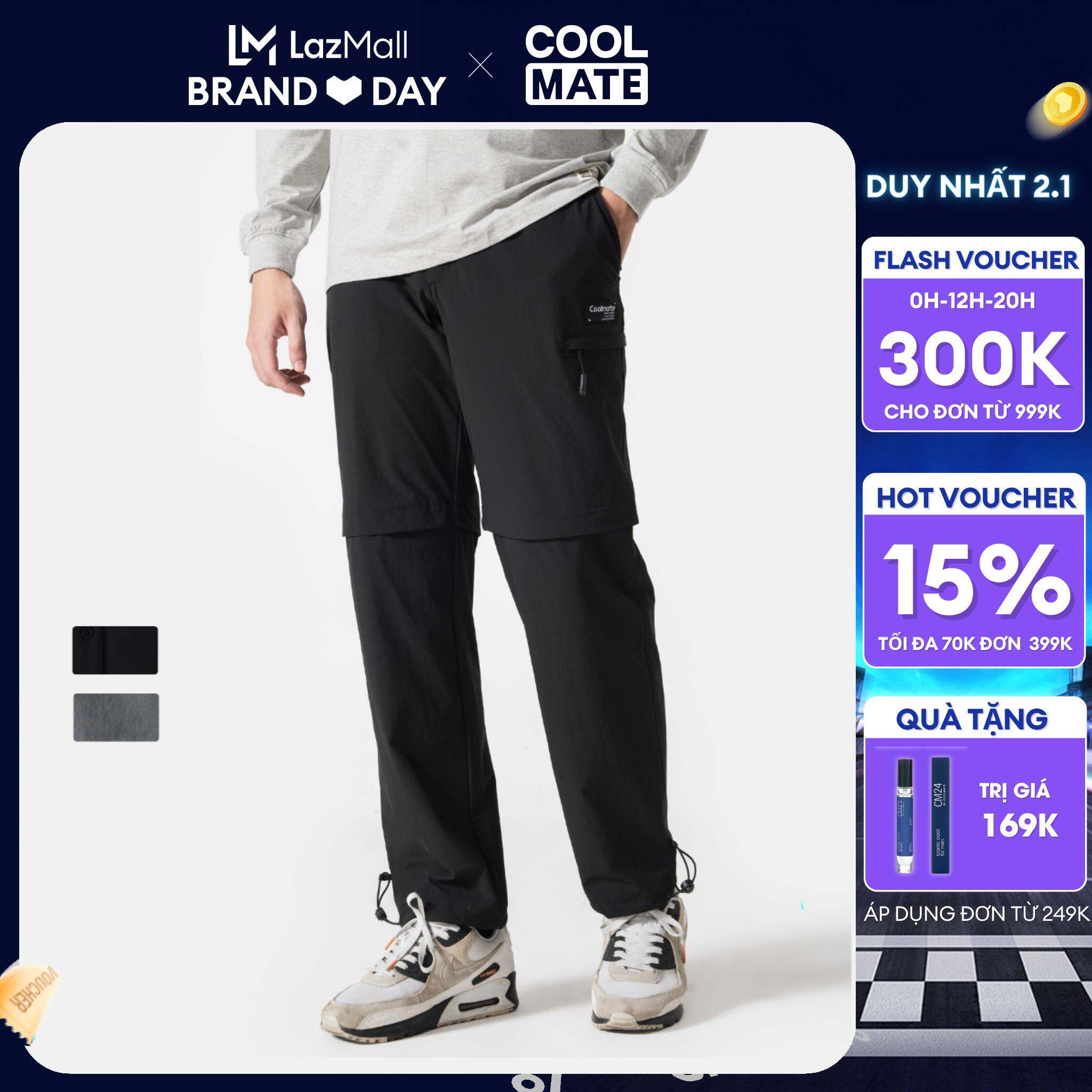 CHỈ 2.1 MUA 1 TẶNG 1 NƯỚC HOAQuần dài nam UT Pants Outdoor Thoáng Khí Độ bền cao Thương hiệu Coolmate