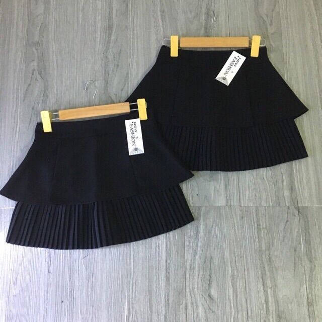 CHÂN VÁY XOÈ 2 TẦNG ( 1 tầng xếp ly )✨✨✨