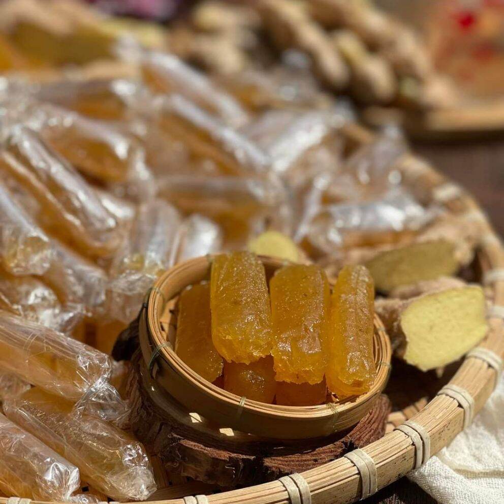 Mứt gừng sợi dẻo viên 500g