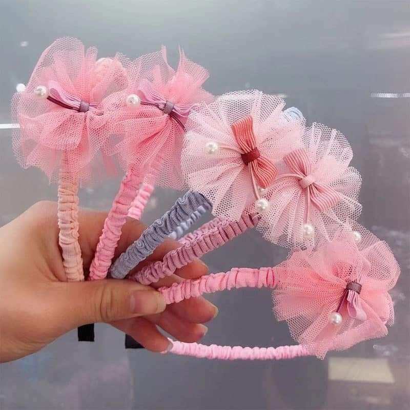 Bờm tóc cài tóc dễ thương nhiều hình cho bé gái