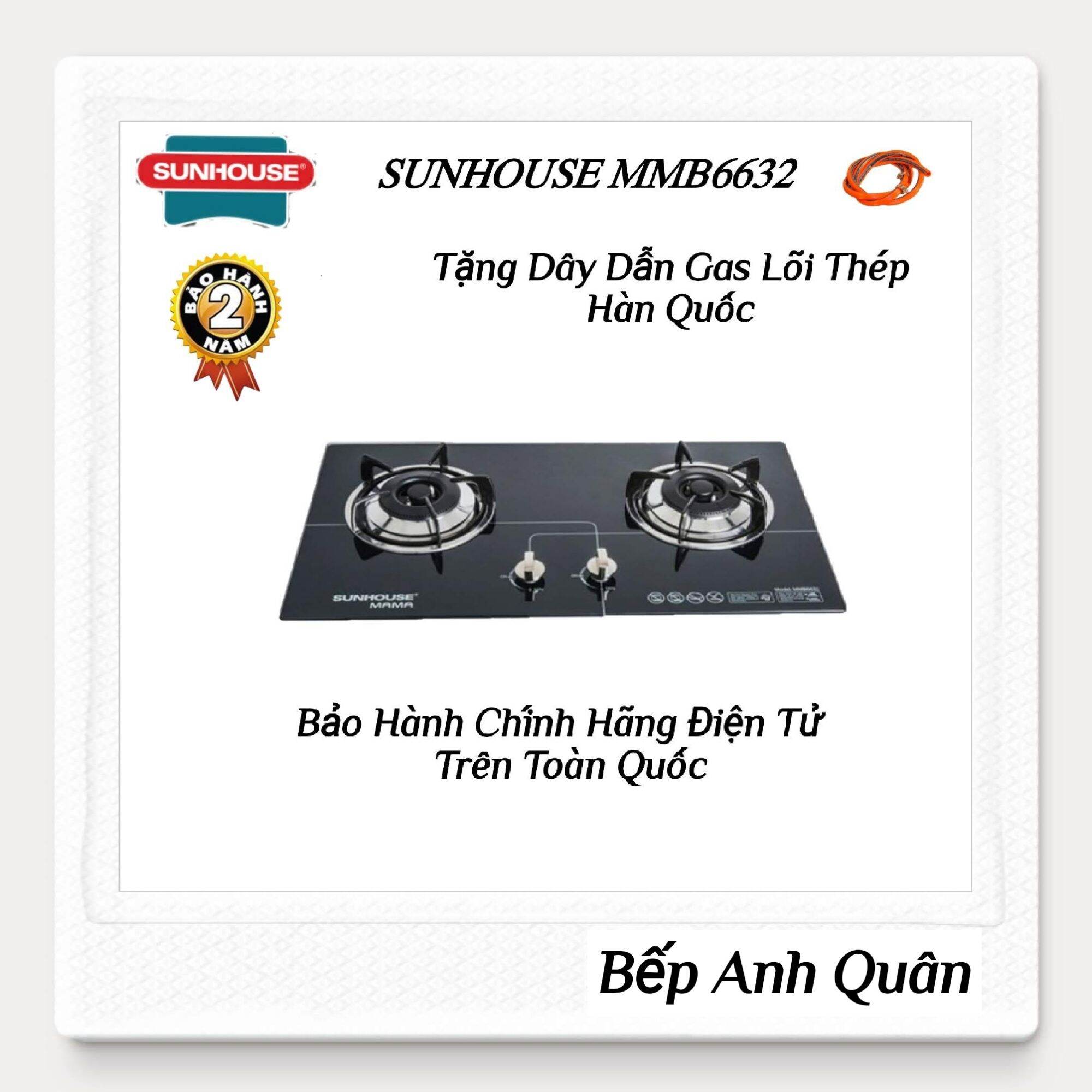 Bếp Ga Âm Cao Cấp SUNHOUSE QUALITY KOREA MAMA MMB6632