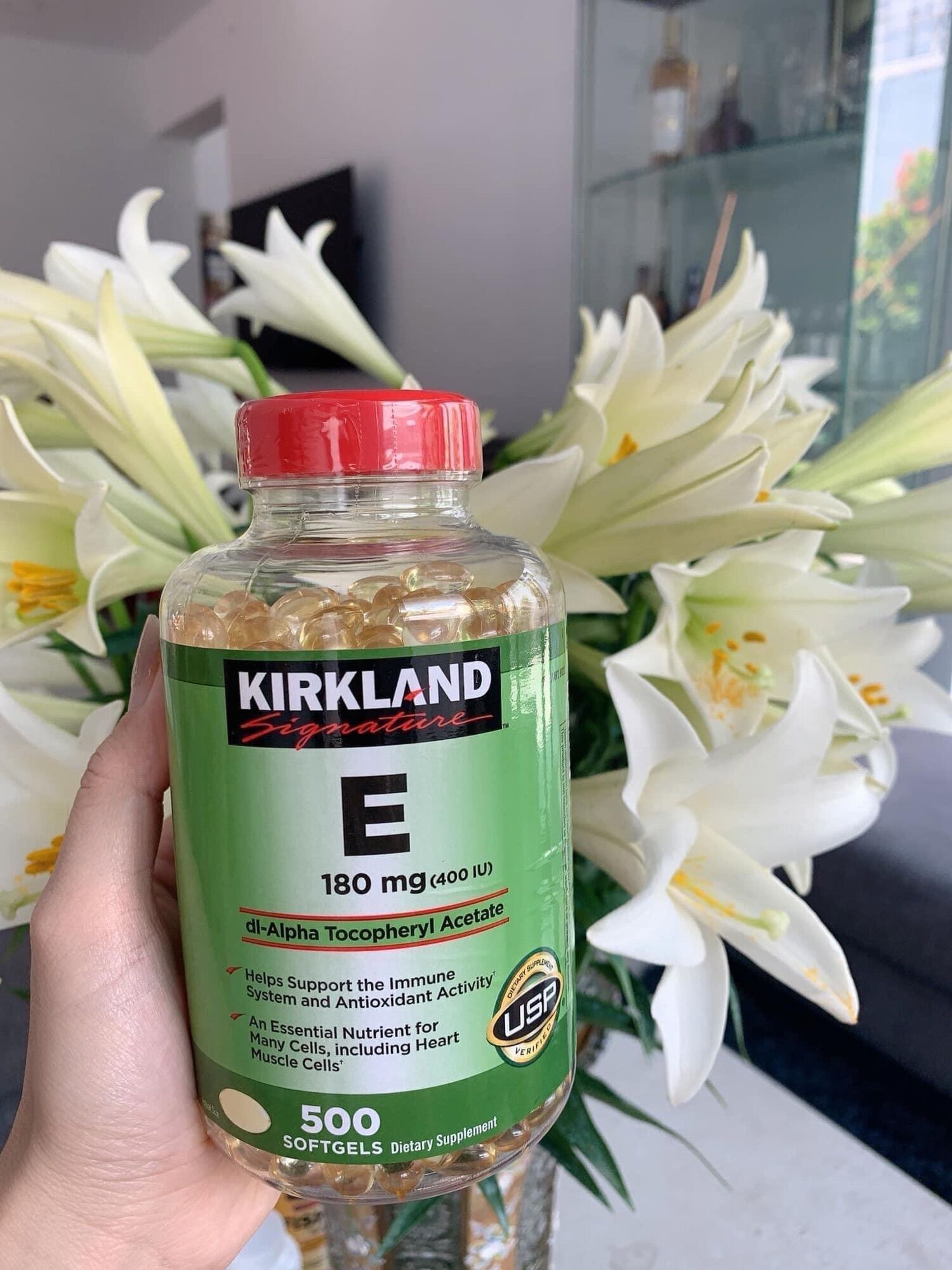 Vitamin E Kirkland hộp 500 viên