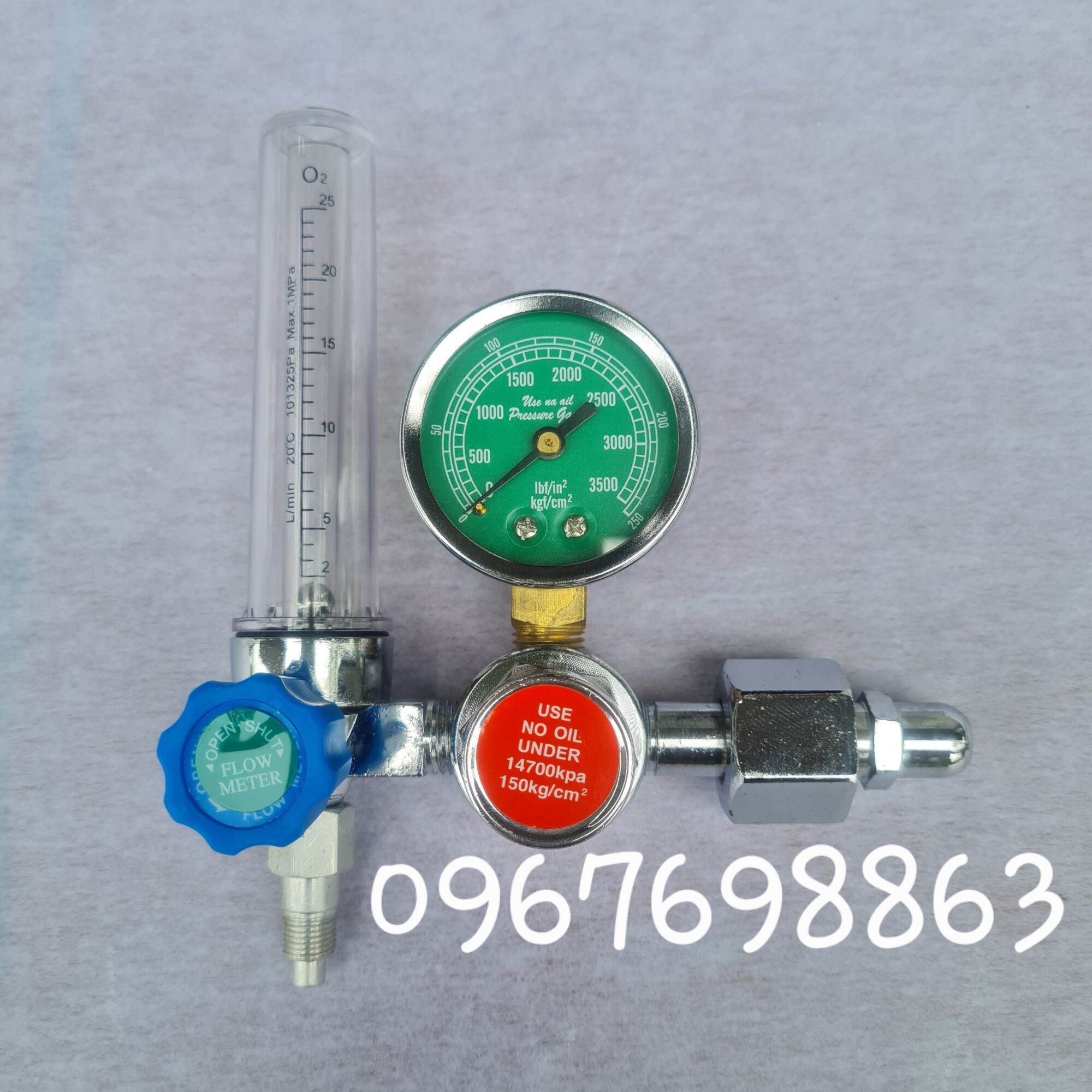 ( Sẵn Hàng ) Đồng Hồ Argon Lắp Cho Bình Khí Argon