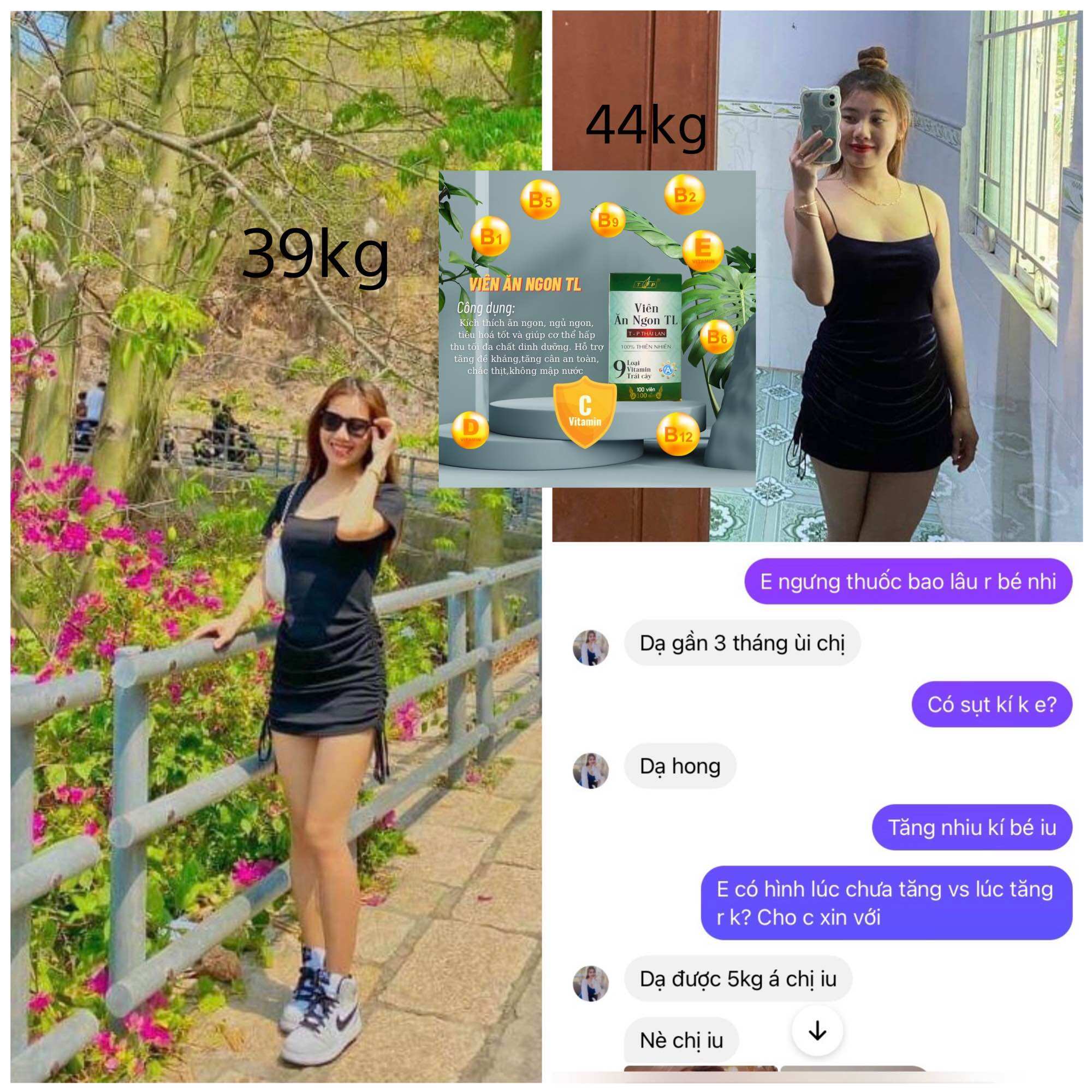 VIÊN ĂN NGON TL TĂNG CÂN ( LỌ TO 100 VIÊN ) VITAMIN TCTL