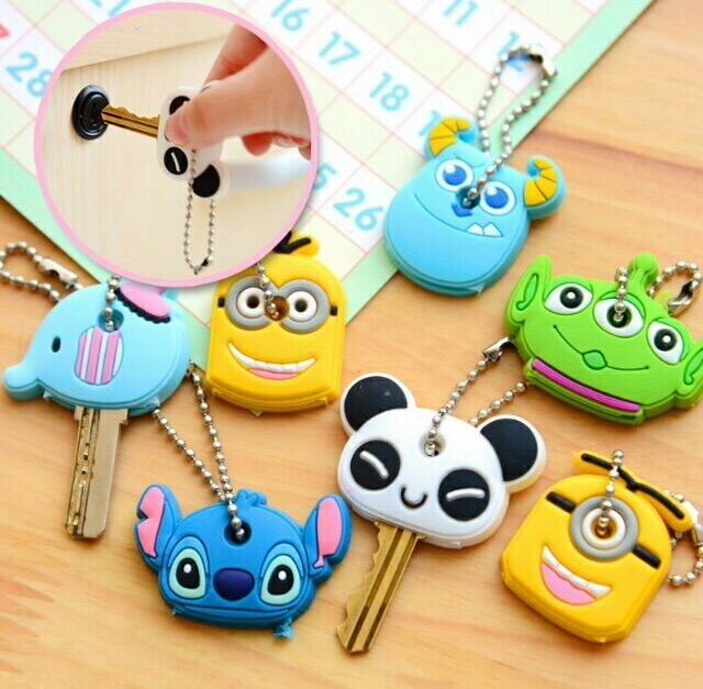 5 cái bao chìa khoá hình thú dễ thương ( giao hình ngẫu nhiên )