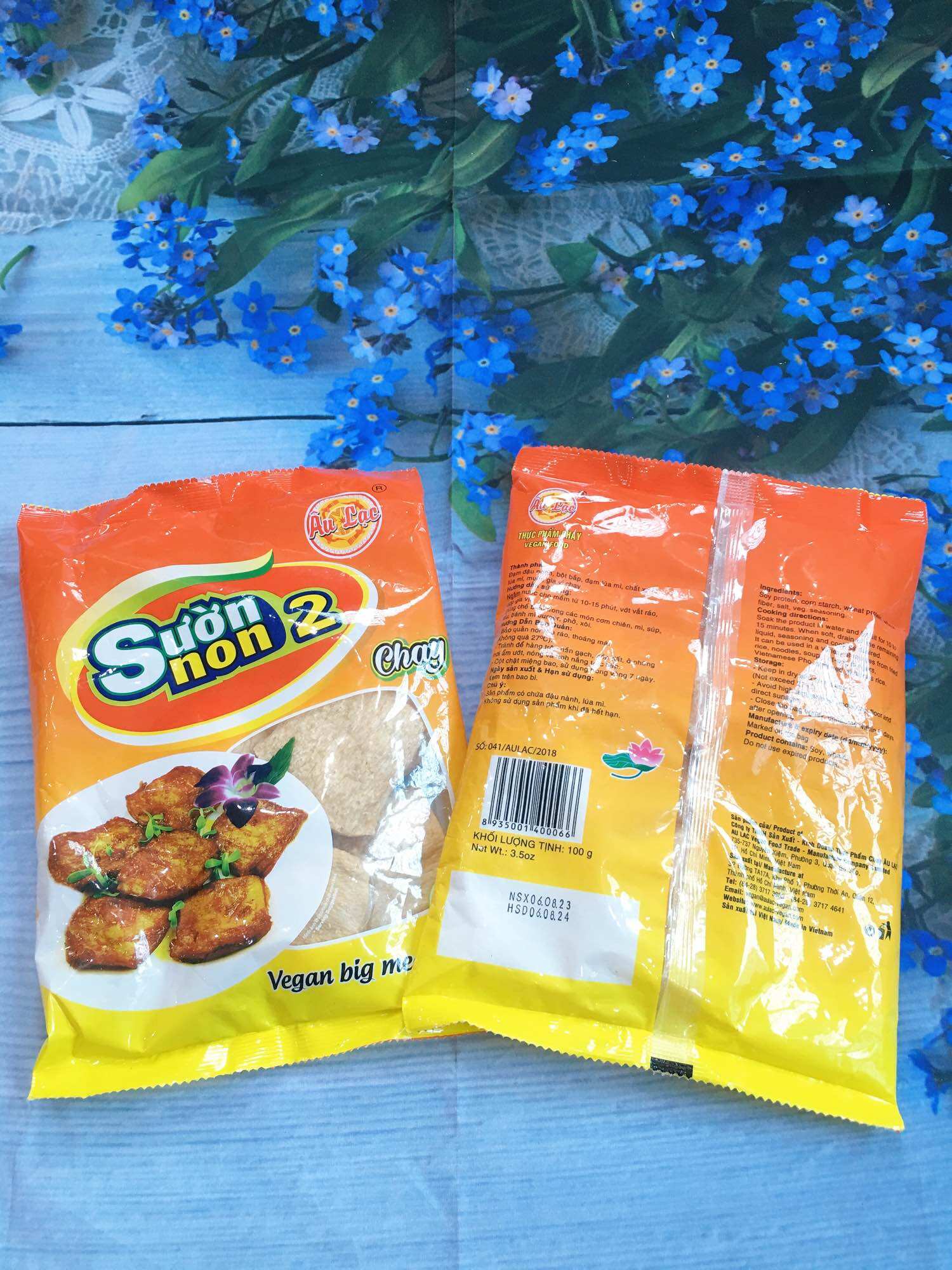 Sườn non 2 chay Âu Lạc gói 100g