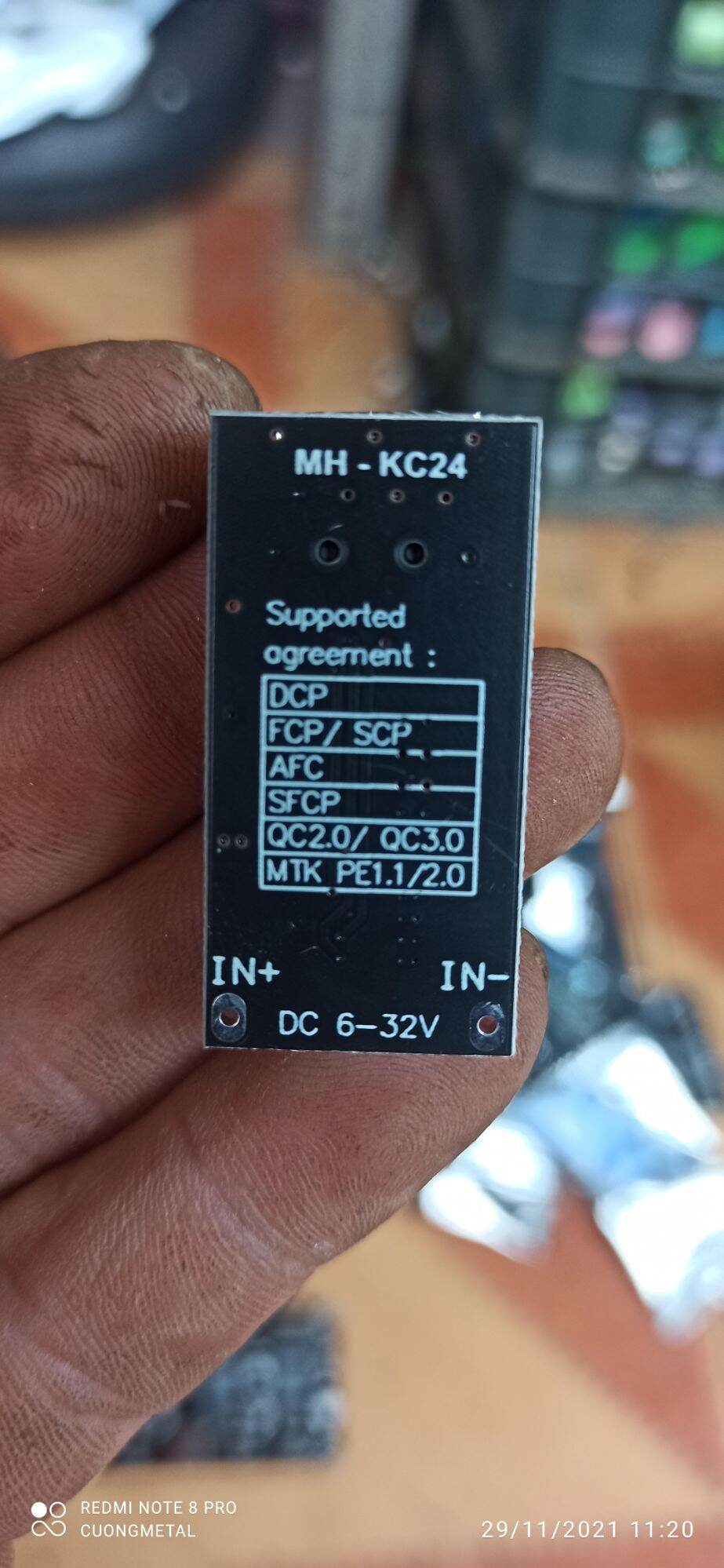 Mạch sạc nhanh QC3.0 18w