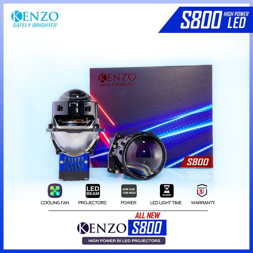 Bi cầu 3 inch Kenzo S800 (Chính Hãng)