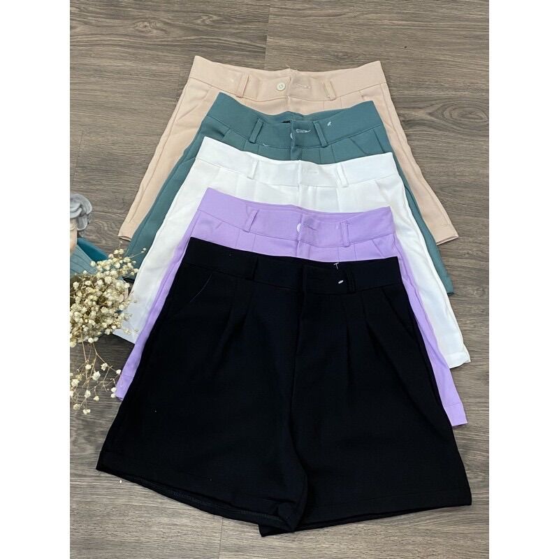 Quần short nữ gập gấu